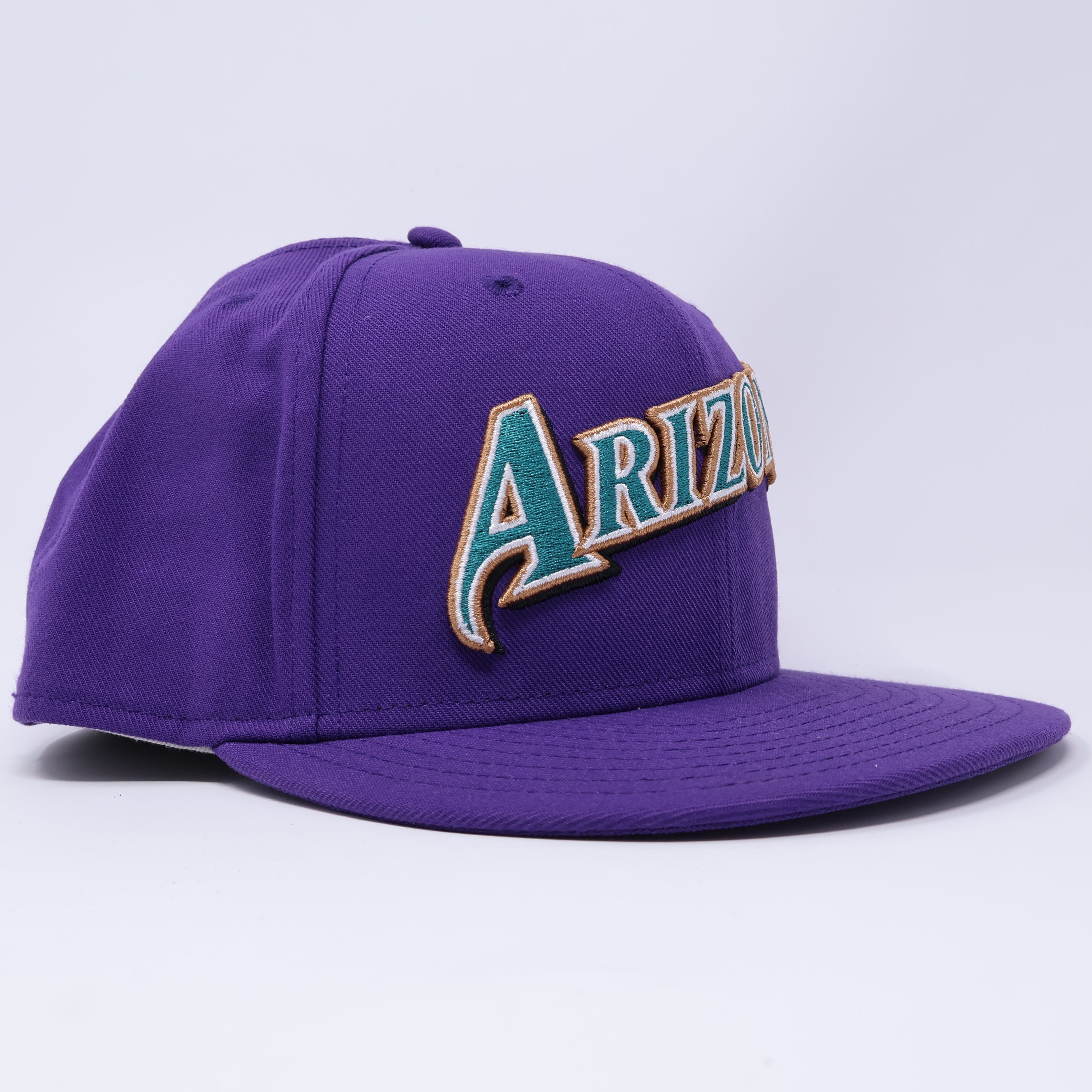 USED 1/2 Purple Arizona Diamondbacks Fanatics Fitted Hat Cap