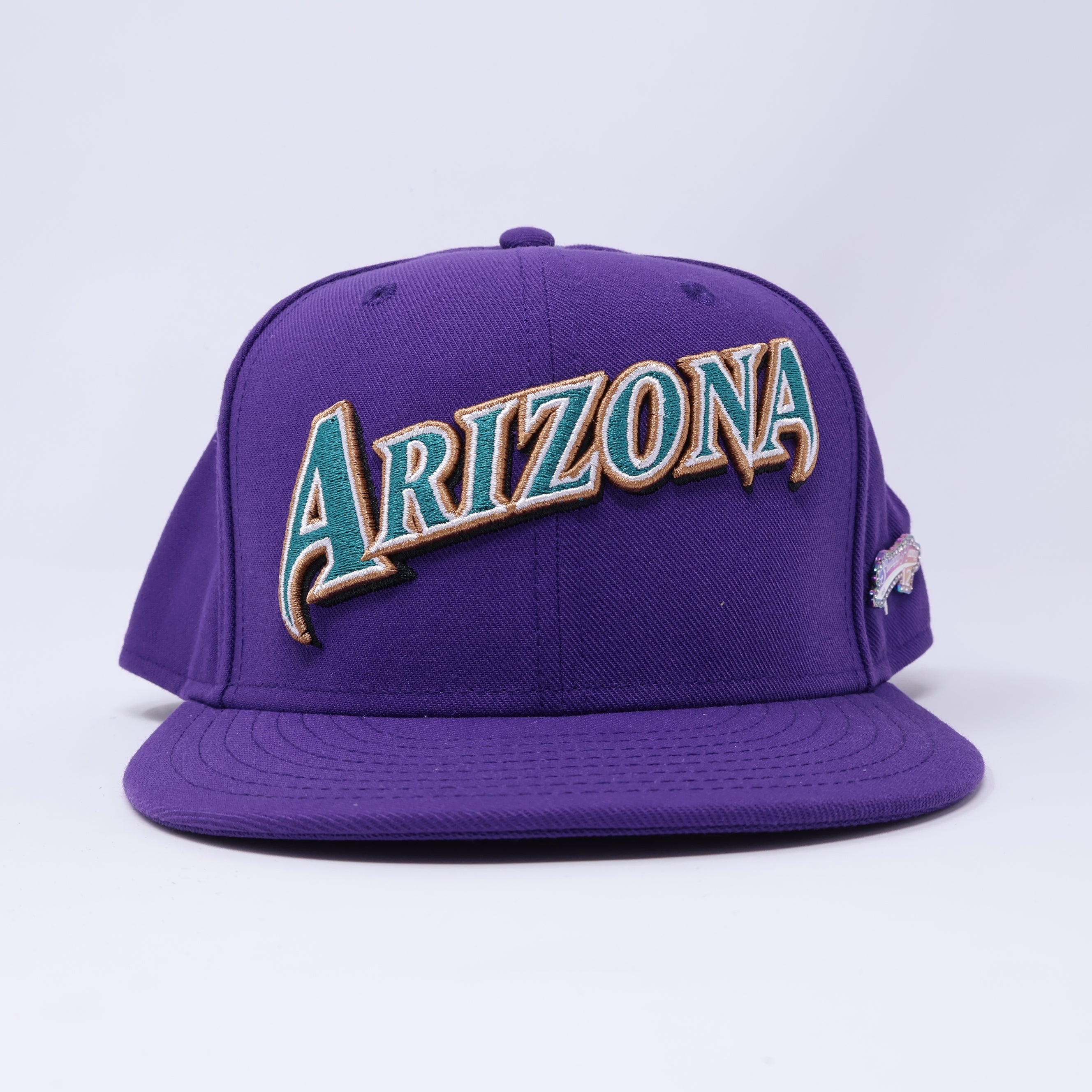 USED 1/2 Purple Arizona Diamondbacks Fanatics Fitted Hat Cap