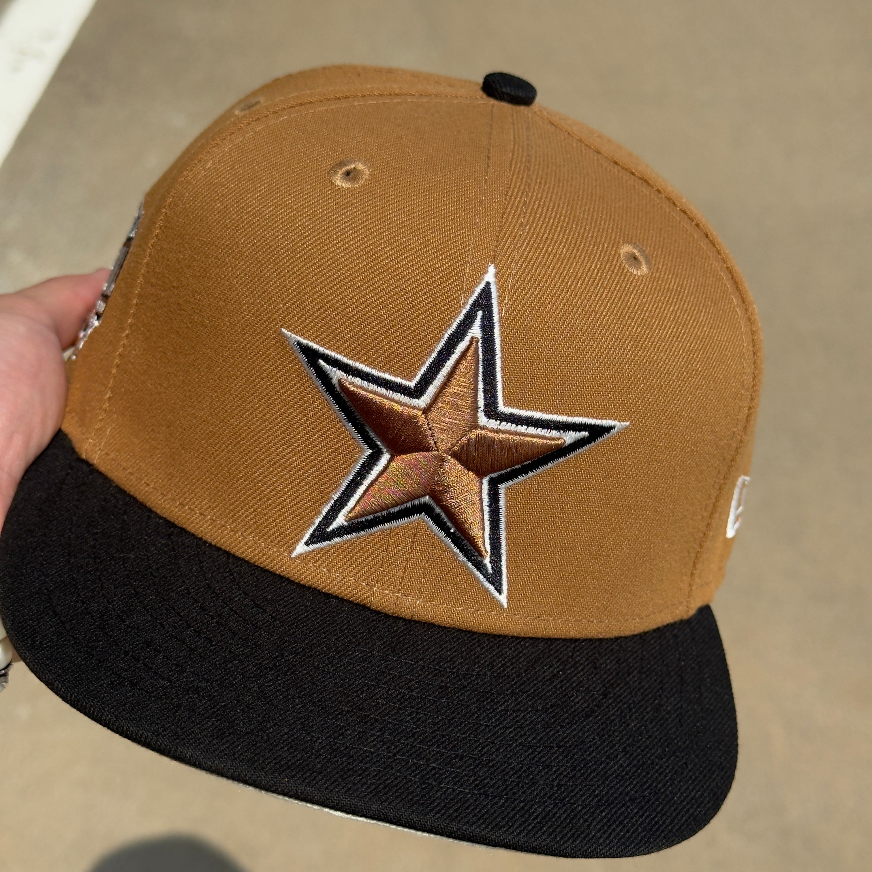 USED 1/2 Brown Dallas Cowboys Probowl Hawaii 1999 NFL 59FIFTY New Era Fitted Hat