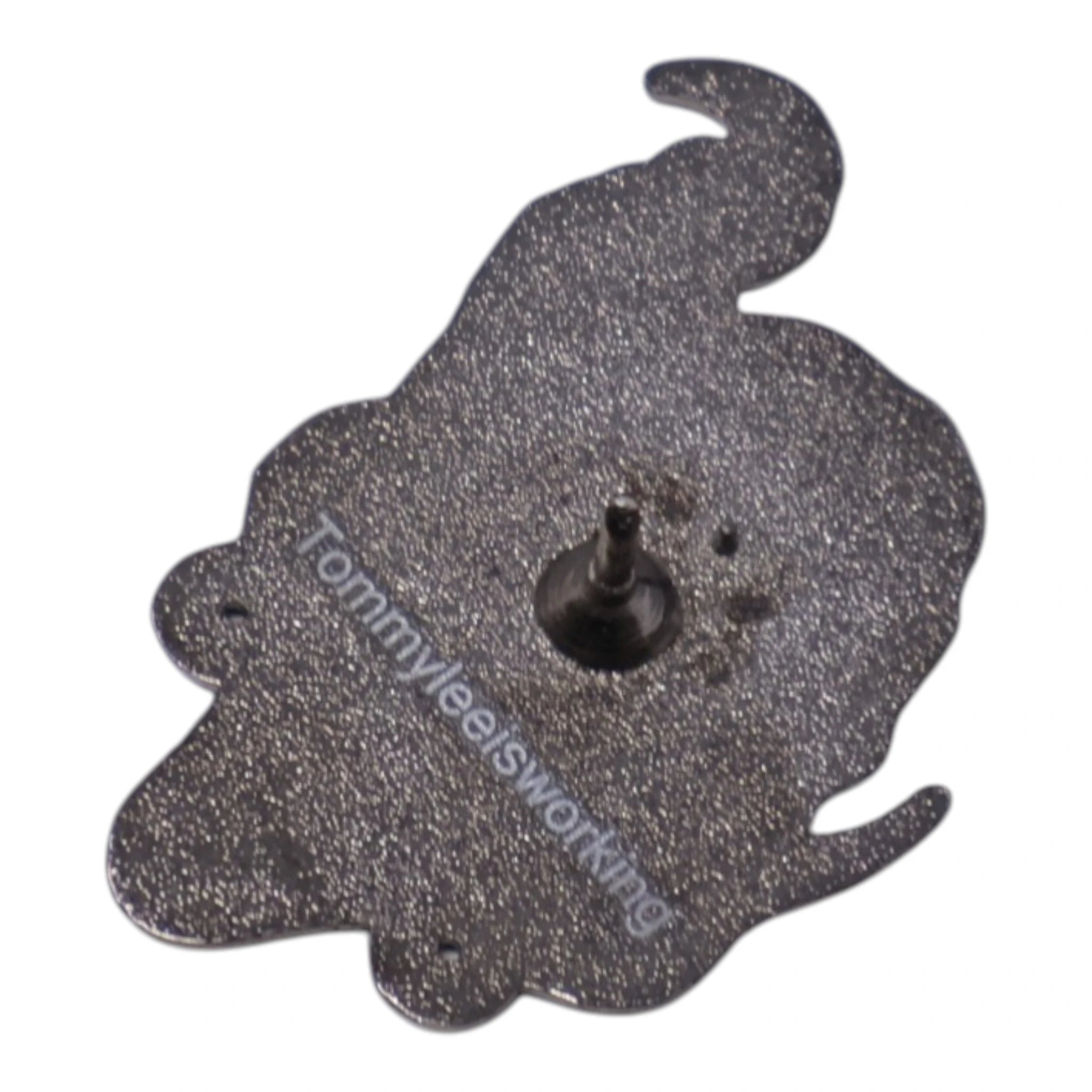 Black Goggles Goblin Graphic Pin