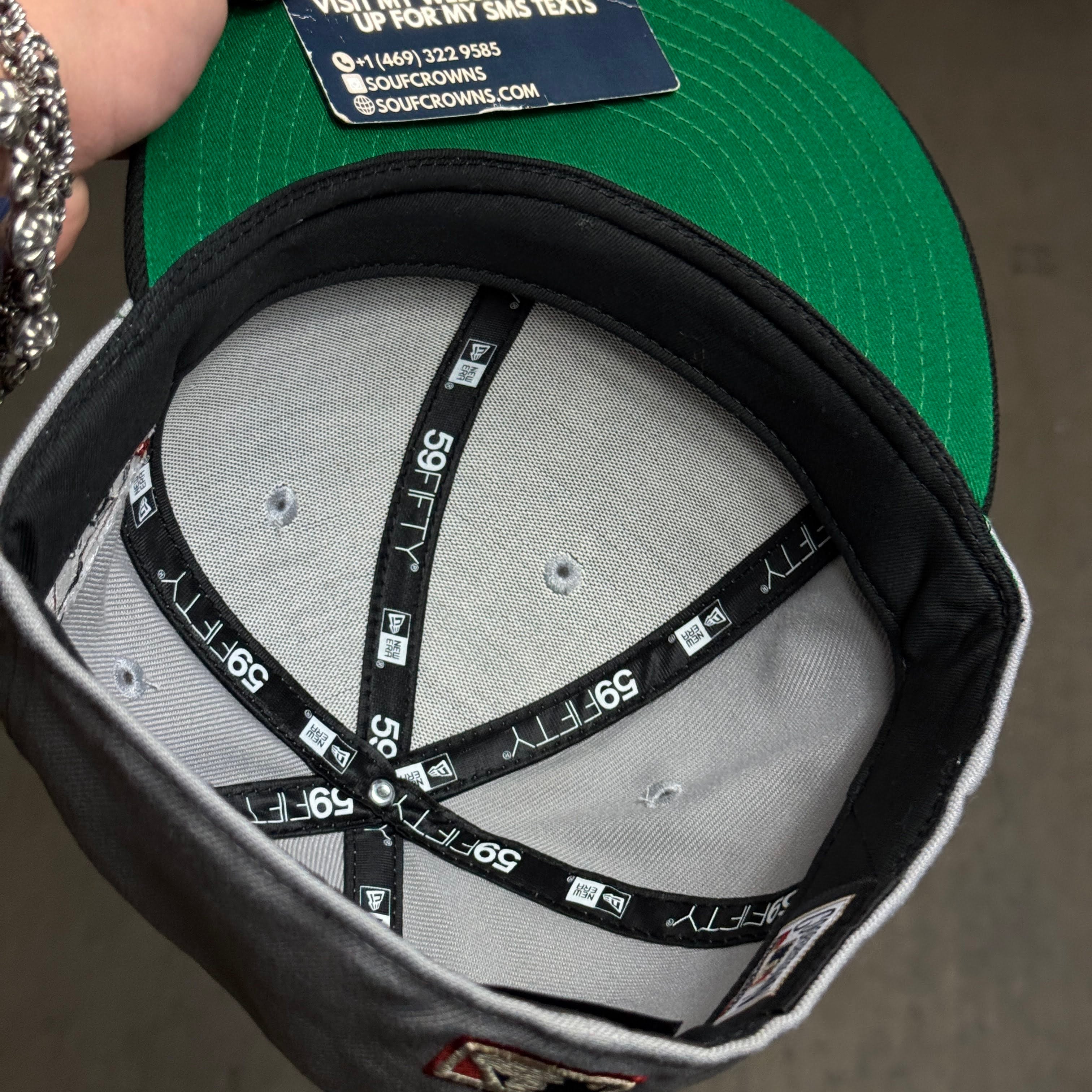 USED 3/8 Gray Houston Astros Celebrating 40 Years 59fifty New Era Fitted Hat Cap