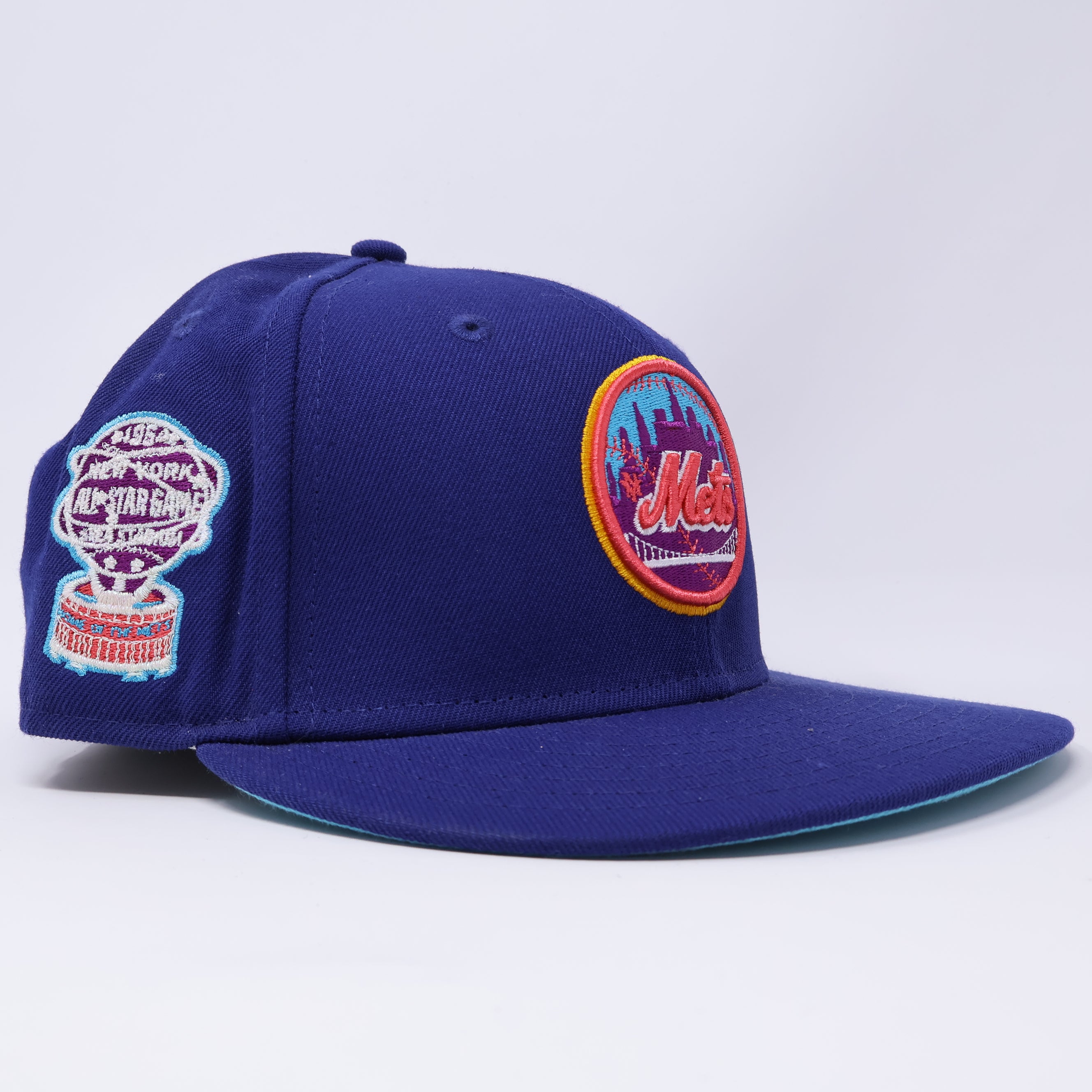 USED 1/4 Blue New York Mets 1964 All Star Game 59fifty New Era Fitted Hat Cap