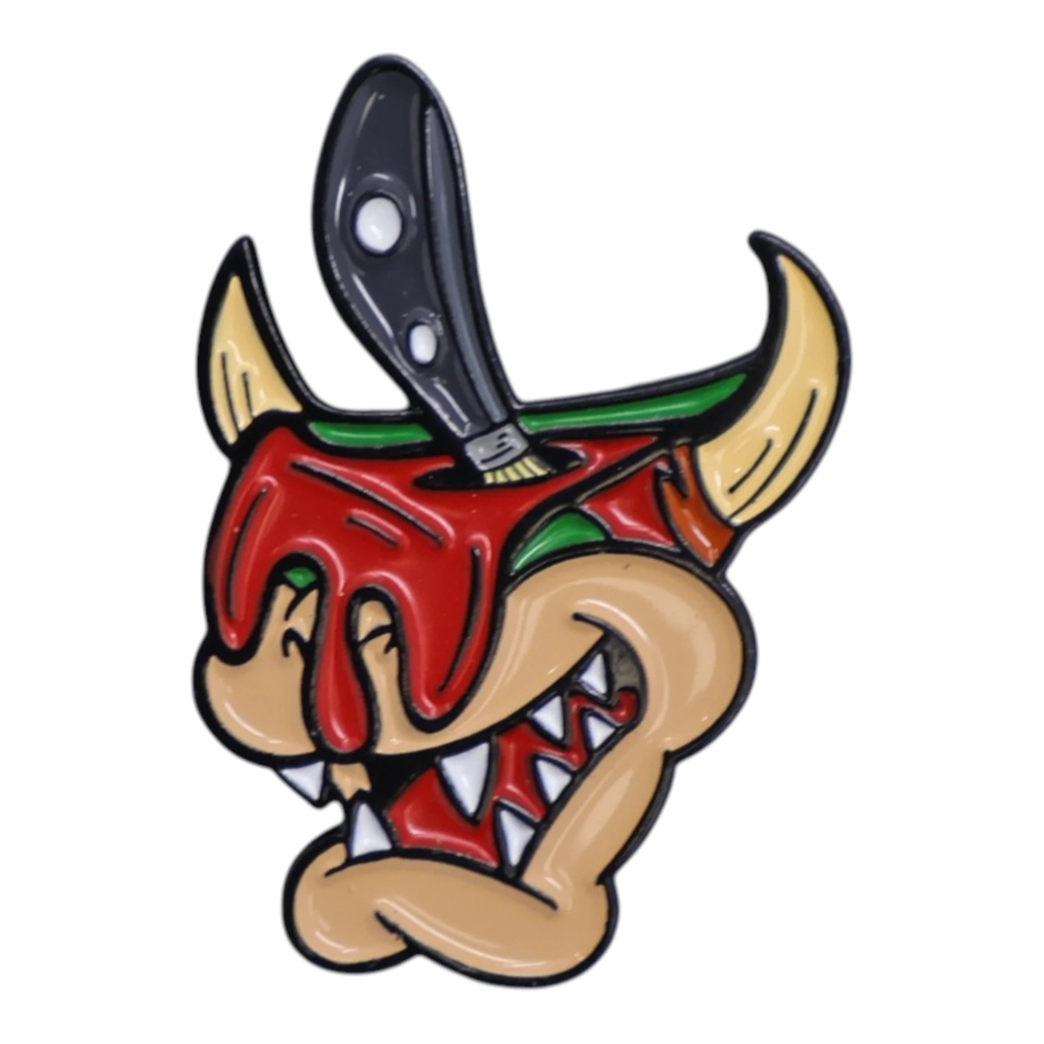 Bowser Bucket Umbrella Heights Graphic Pin