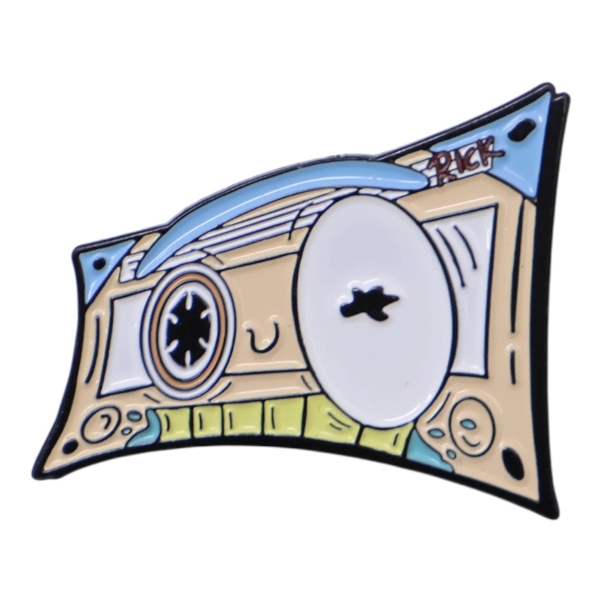 Umbrella Heights Morty Casette Tape Graphic Pin