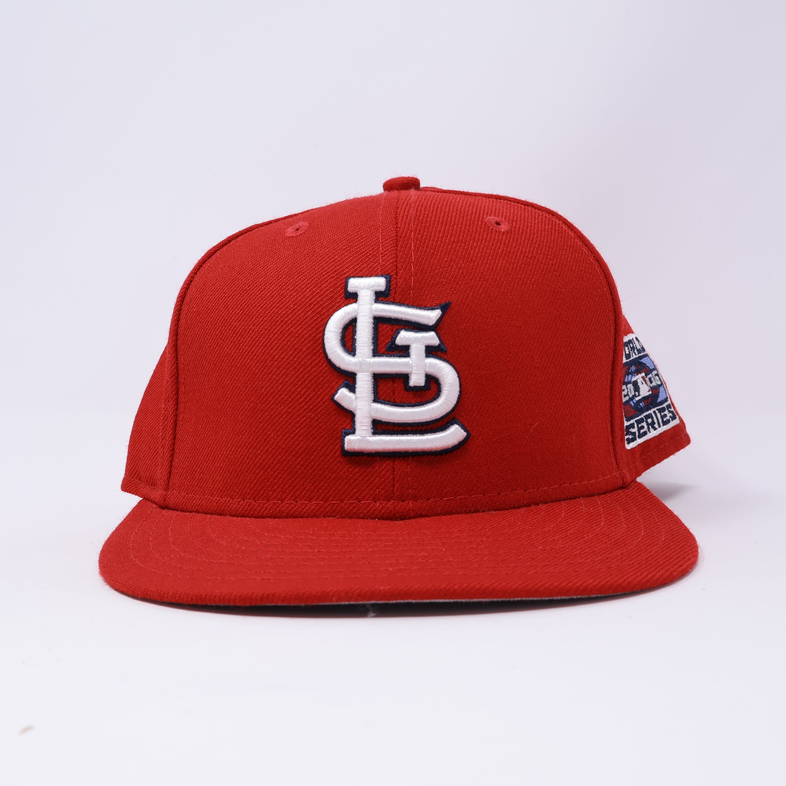 USED 1/4 Red St. Louis Cardinals 2006 World Series 59fifty New Era Fitted Hat Cap