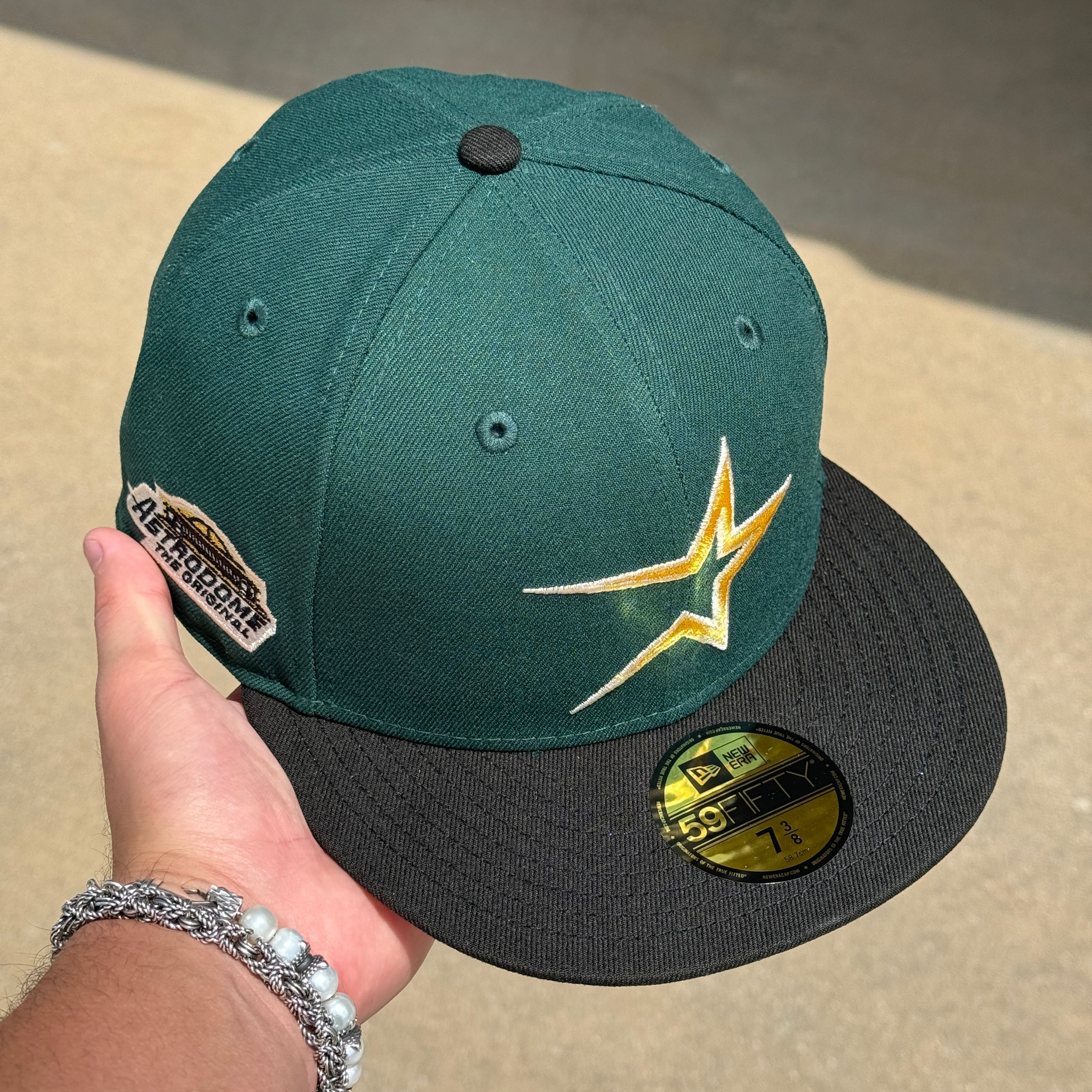 NEW Green Houston Astros Astrodome The Original 59FIFTY New Era Fitted Hat