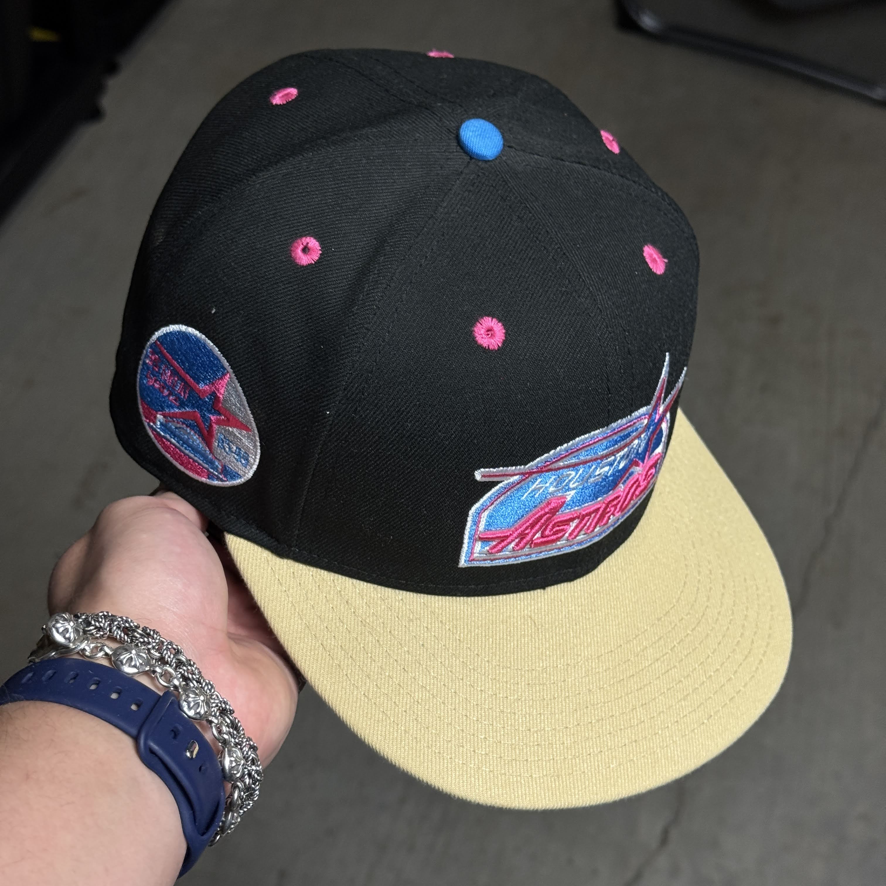 USED 3/8 Black Houston Astros 35 Great Years 59fifty New Era Fitted Hat Cap