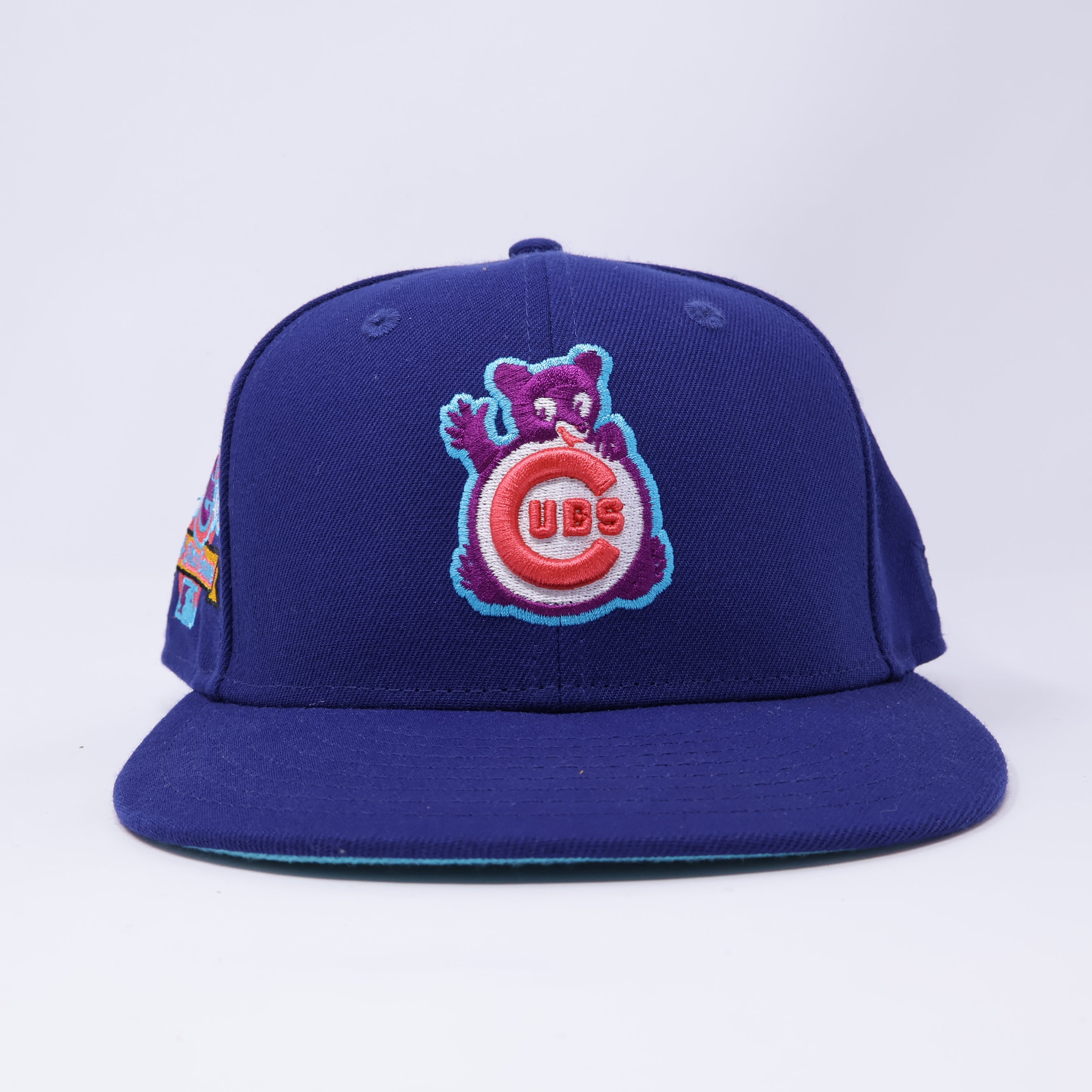 USED 3/8 Blue Chicago Cubs 1990 All Star Game 59fifty New Era Fitted Hat Cap