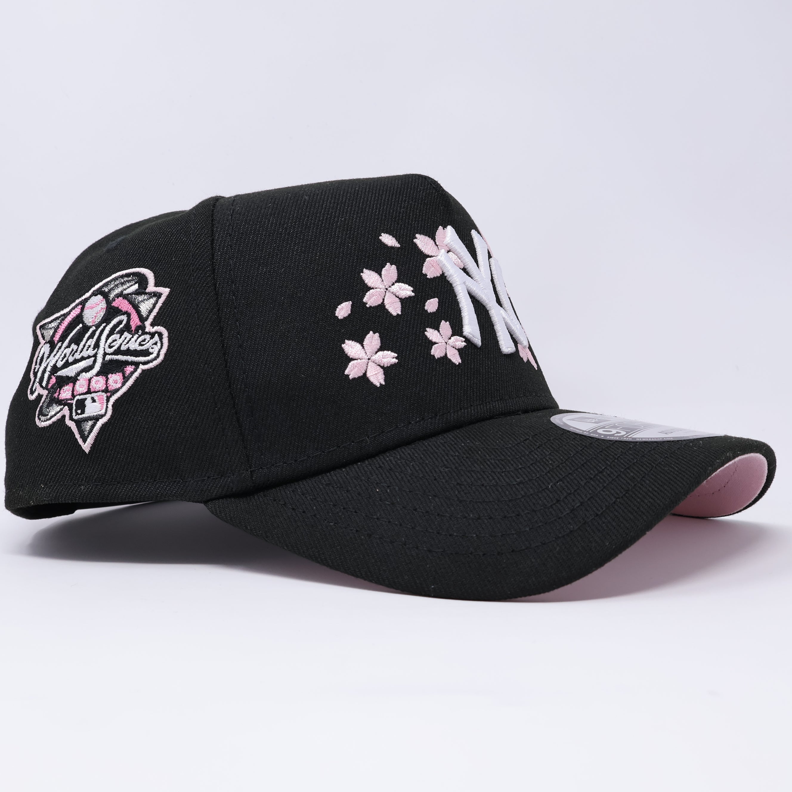 NWT Black New York Yankees 2000 World Series 9Forty A-Frame New Era Adjustable Snapback Hat 5 Panel