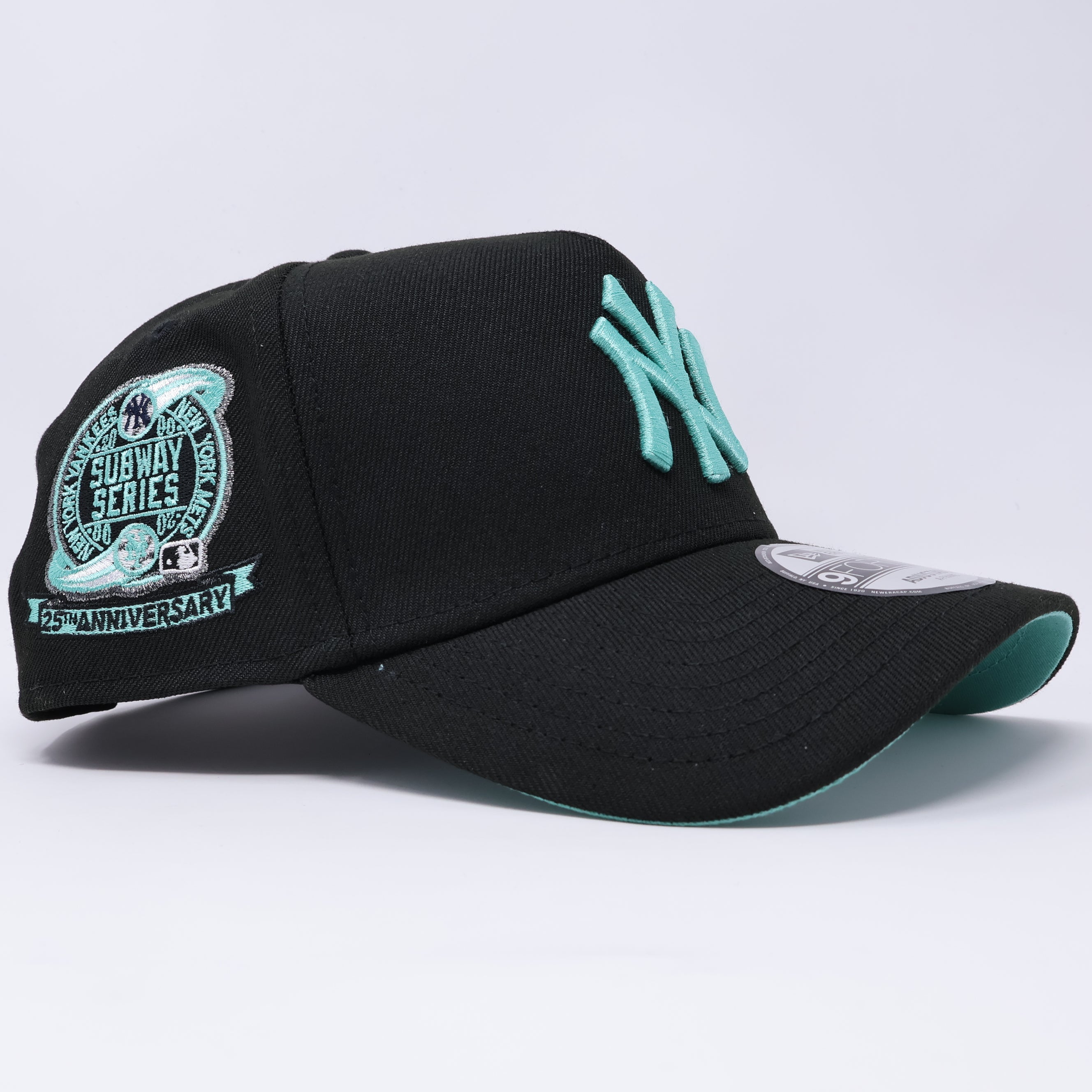 NWT Black New York Yankees Subway Series 9Forty A-Frame New Era Adjustable Snapback Hat 5 Panel