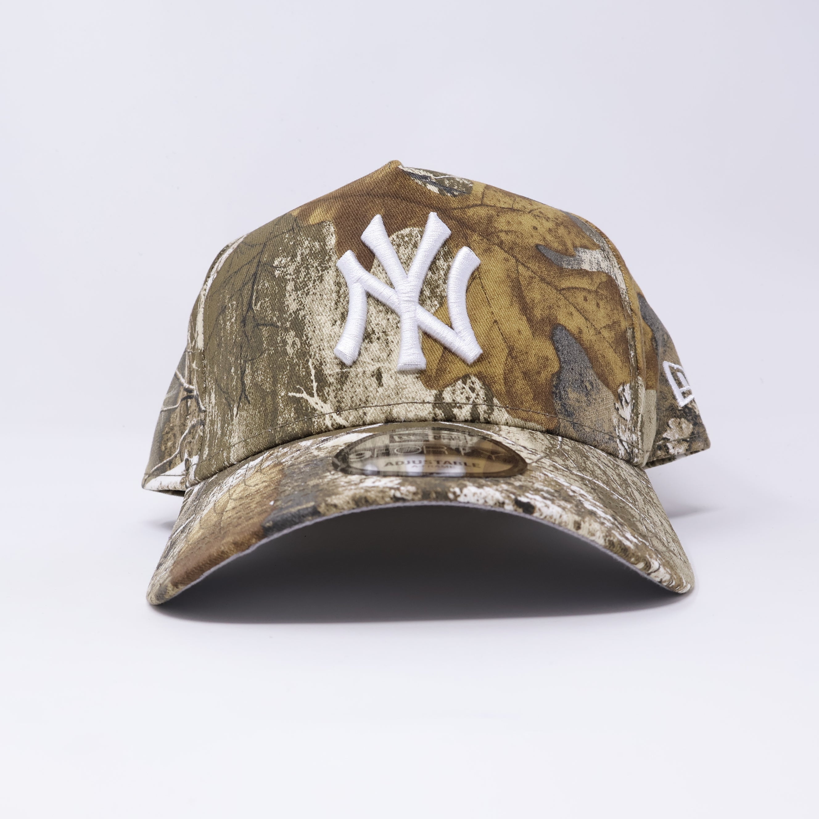 NWT Realtree New York Yankees Simple Clean 9Forty A-Frame New Era Adjustable Snapback Hat 5 Panel