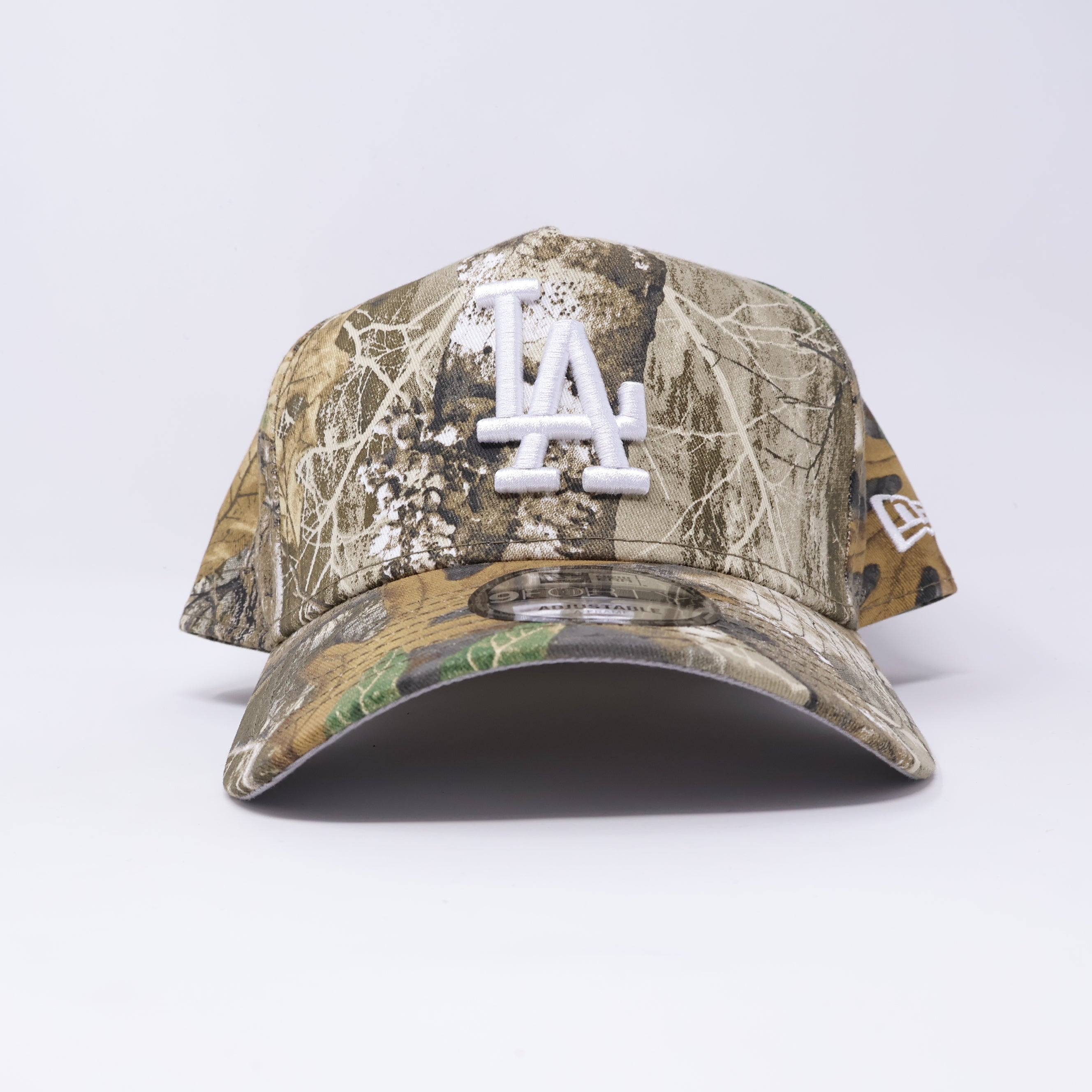 NWT Realtree Los Angeles Dodgers Simple Clean 9Forty A-Frame New Era Adjustable Snapback Hat 5 Panel