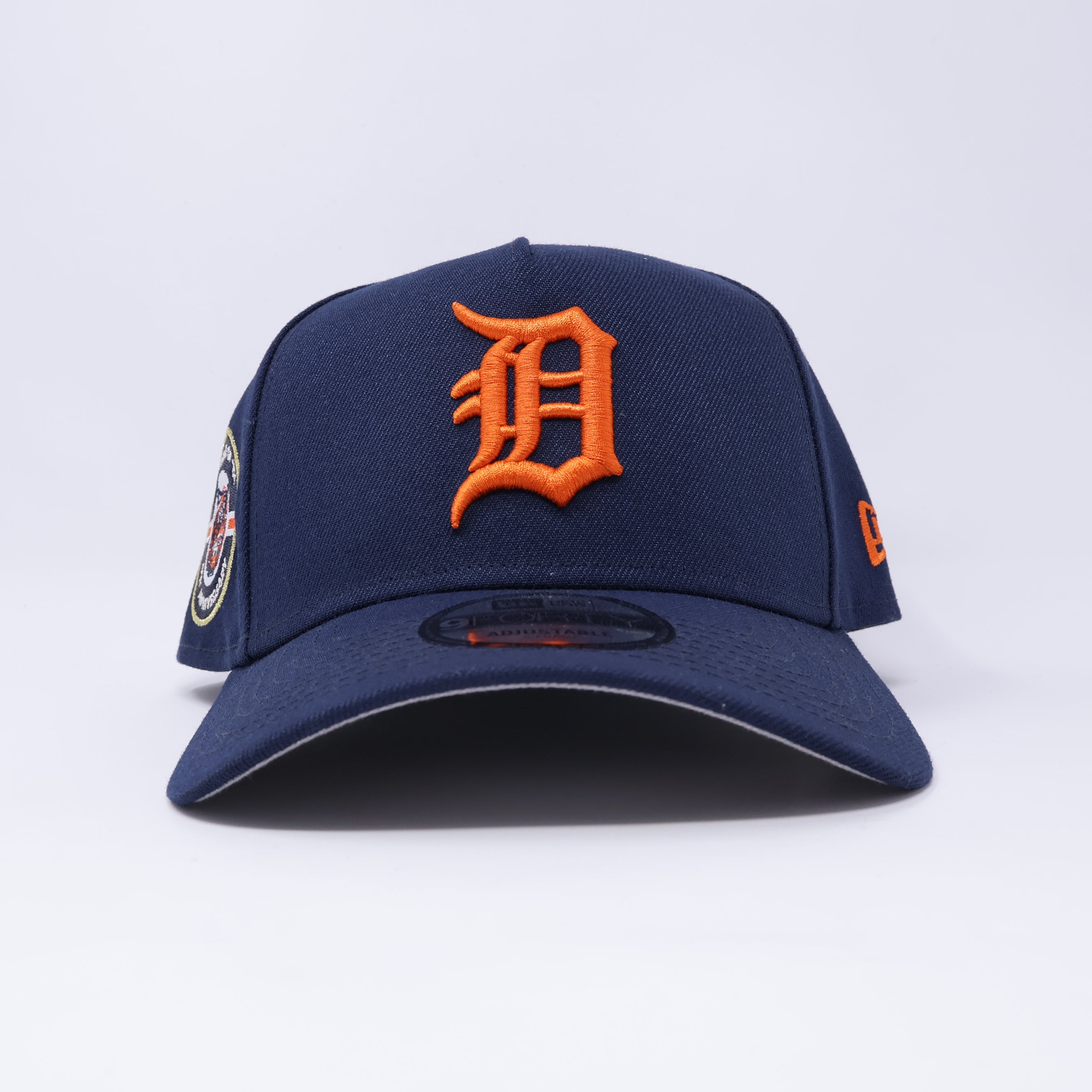 NWT Navy Detroit Tigers 40th Anniversary 9Forty A-Frame New Era Adjustable Snapback Hat 5 Panel