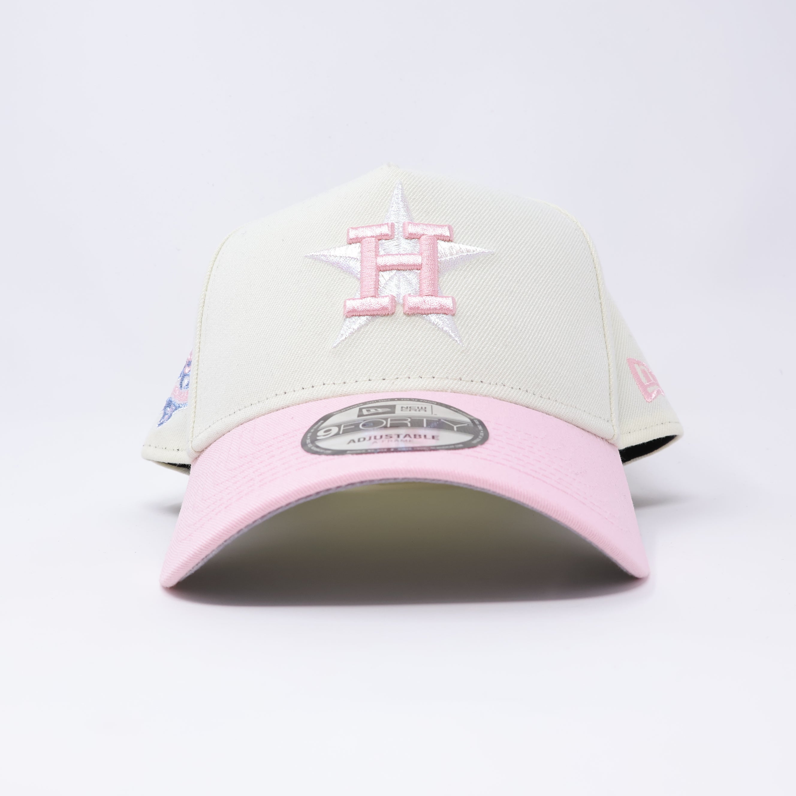 NWT Chrome Houston Astros 45th Anniversary 9Forty A-Frame New Era Adjustable Snapback Hat 5 Panel