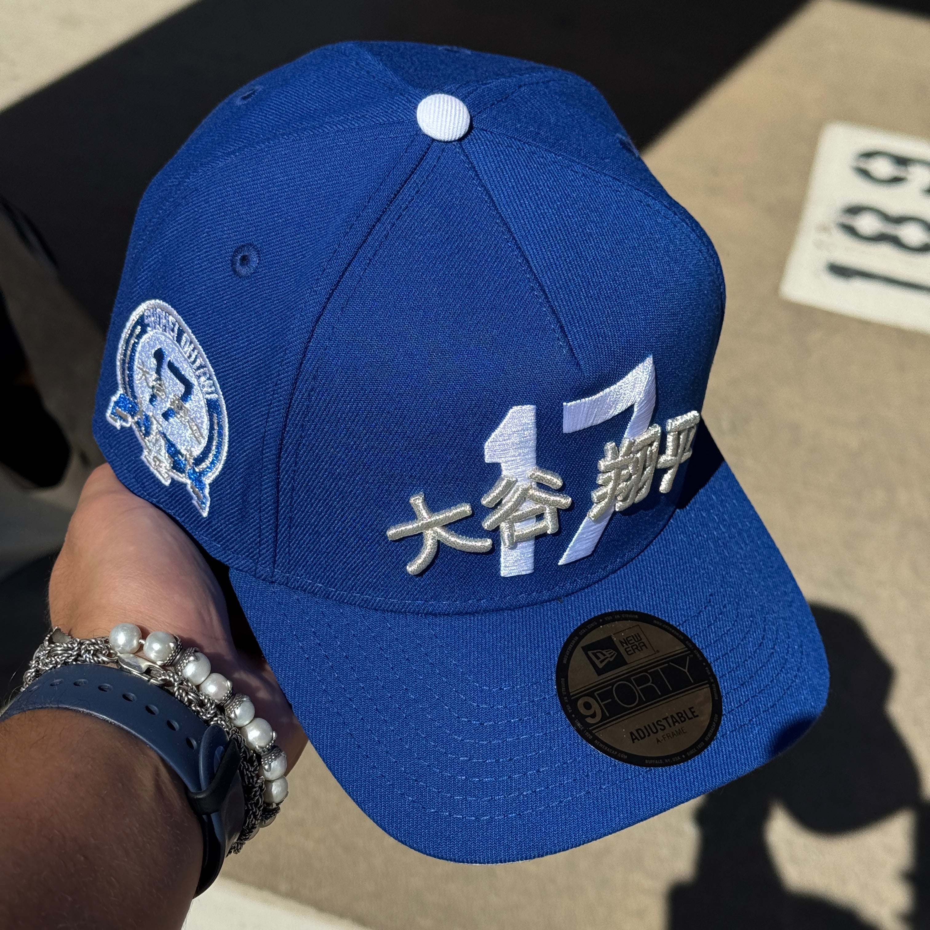 NEW Blue Shohei Ohtani Los Angeles Dodgers 9Forty New Era Adjustable Snapback Hat