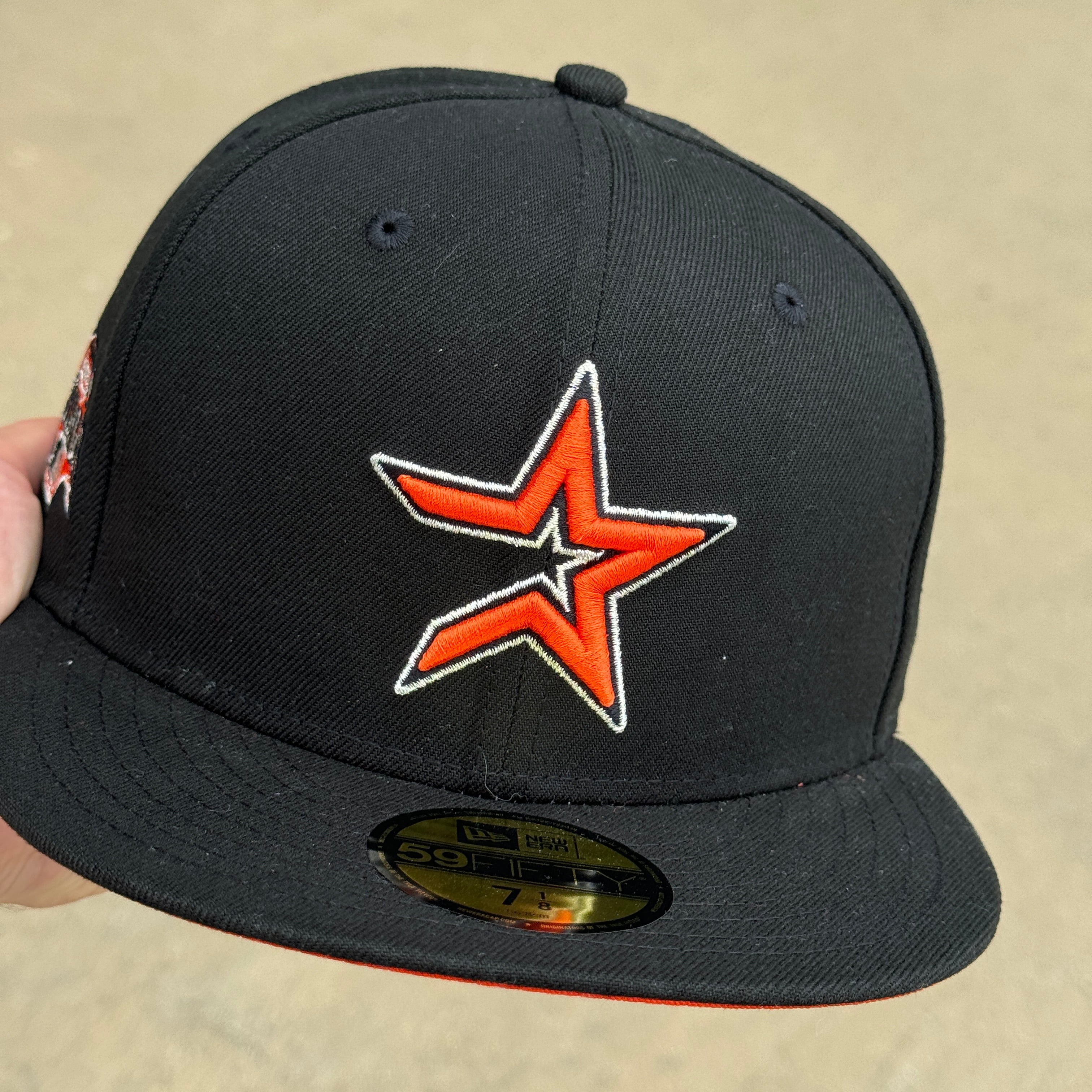 NEW 7 1/8 Black Houston Astros All Star Game Orange 59FIFTY New Era Fitted Hat