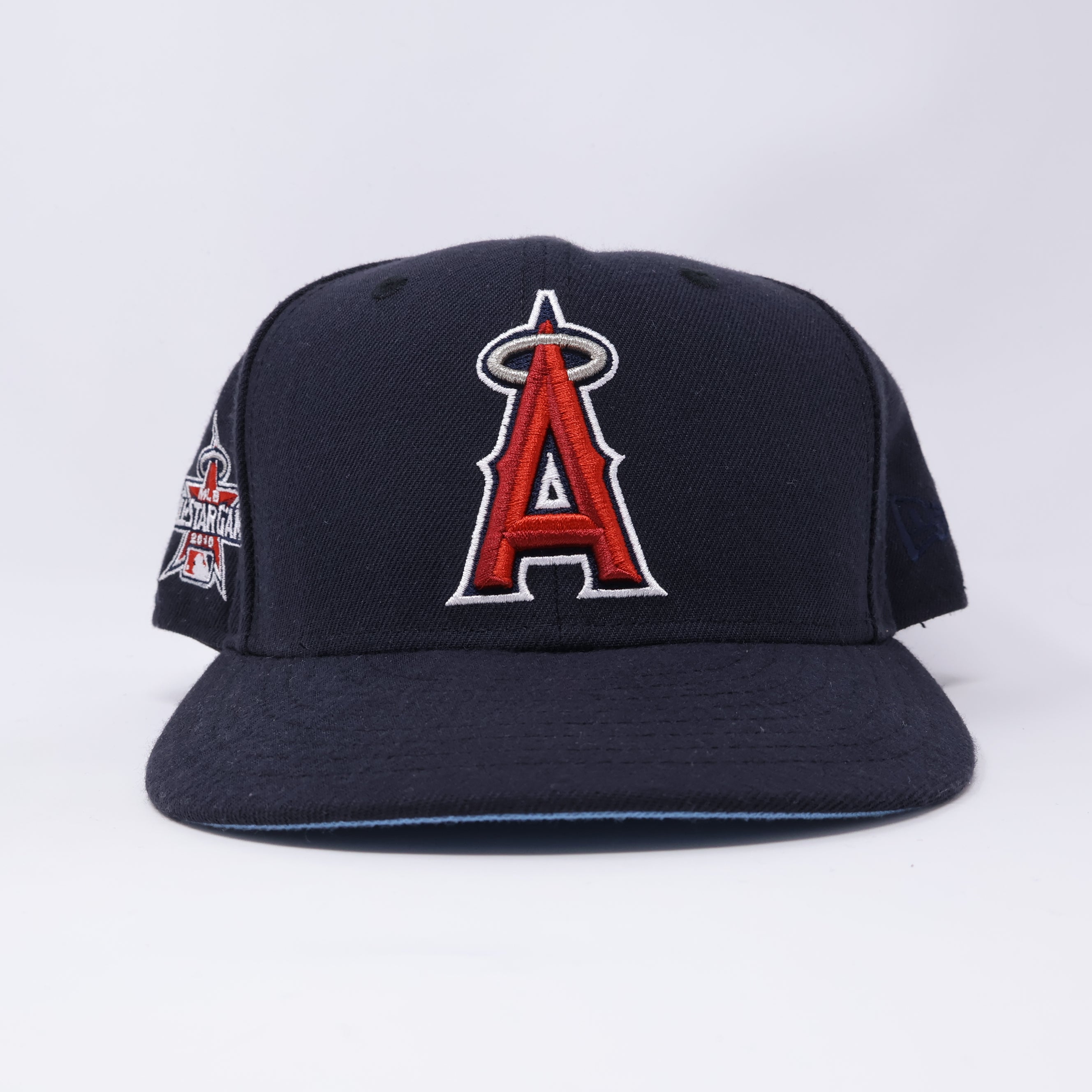 USED 3/4 Navy Los Angeles Angels 2010 All Star Game 59fifty New Era Fitted Hat Cap