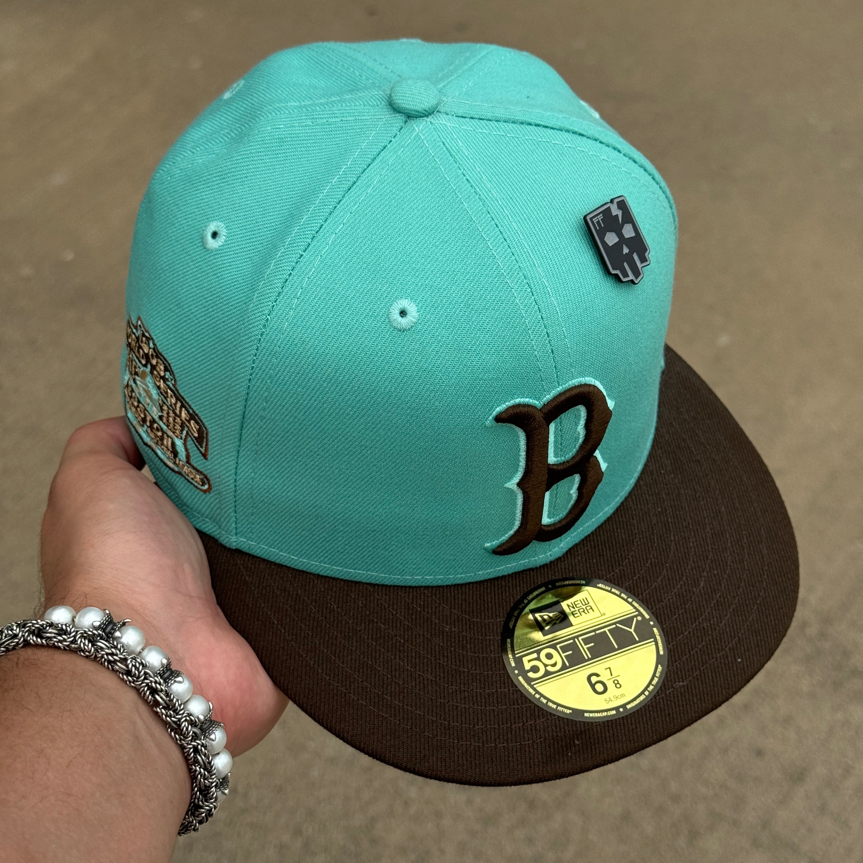 NEW 6 7/8 Tiffany Blue Boston Red Sox 1903 World Series 59FIFTY New Era Fitted Hat