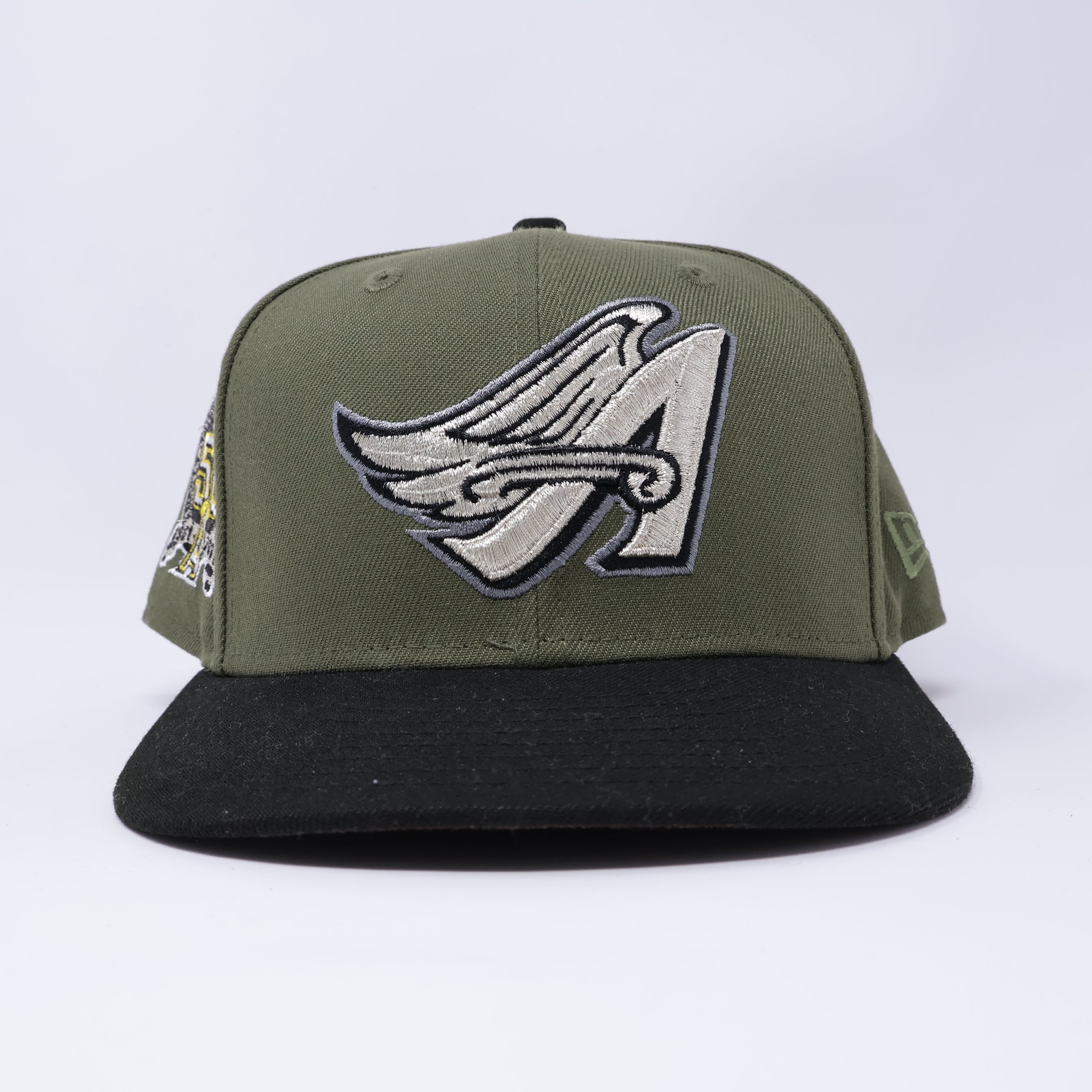 USED 3/4 Green Los Angeles Angels 50th Anniversary 59fifty New Era Fitted Hat Cap
