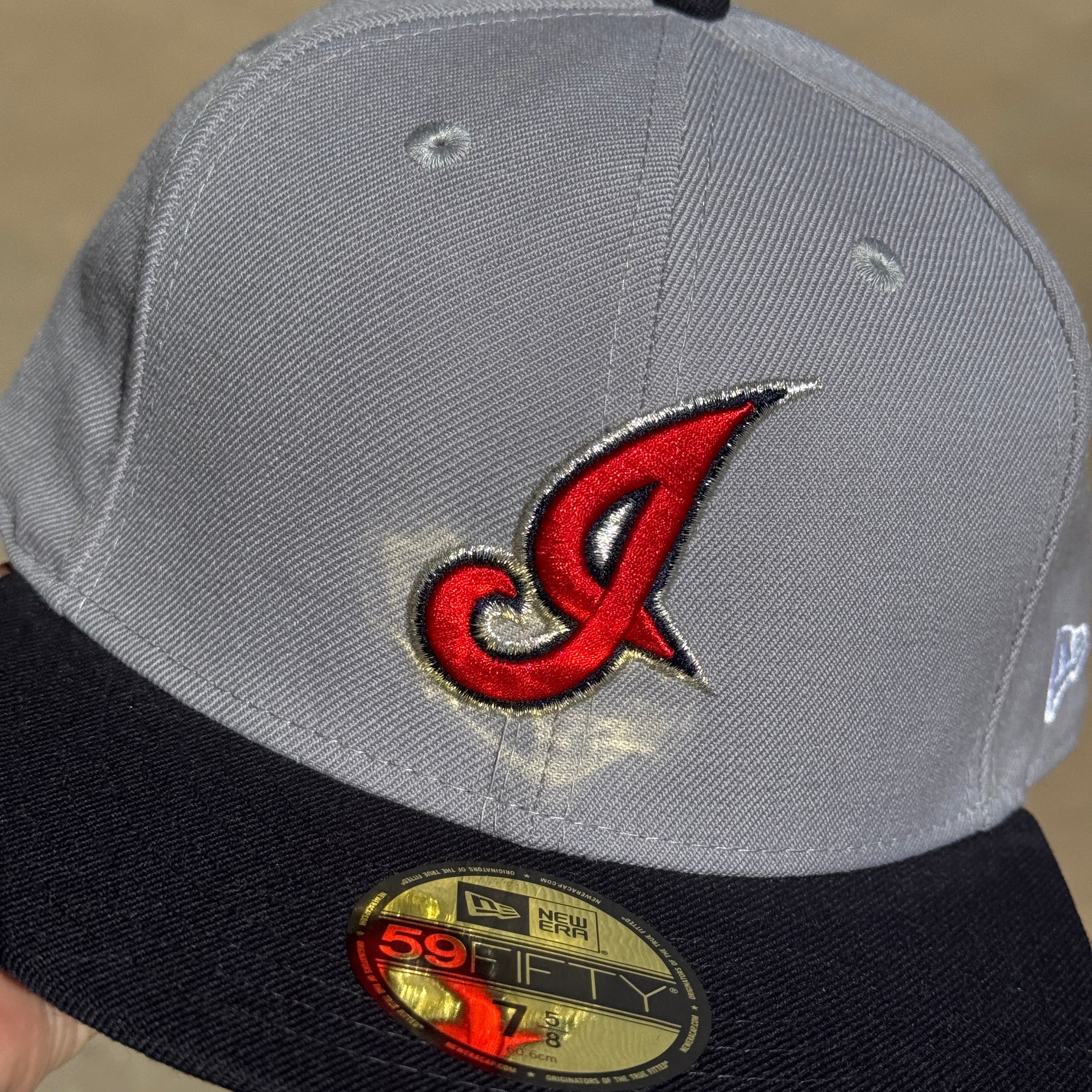 NWT 5/8 Gray Cleveland Indians Simple Clean Dope 59fifty New Era Fitte –  Souf Crowns