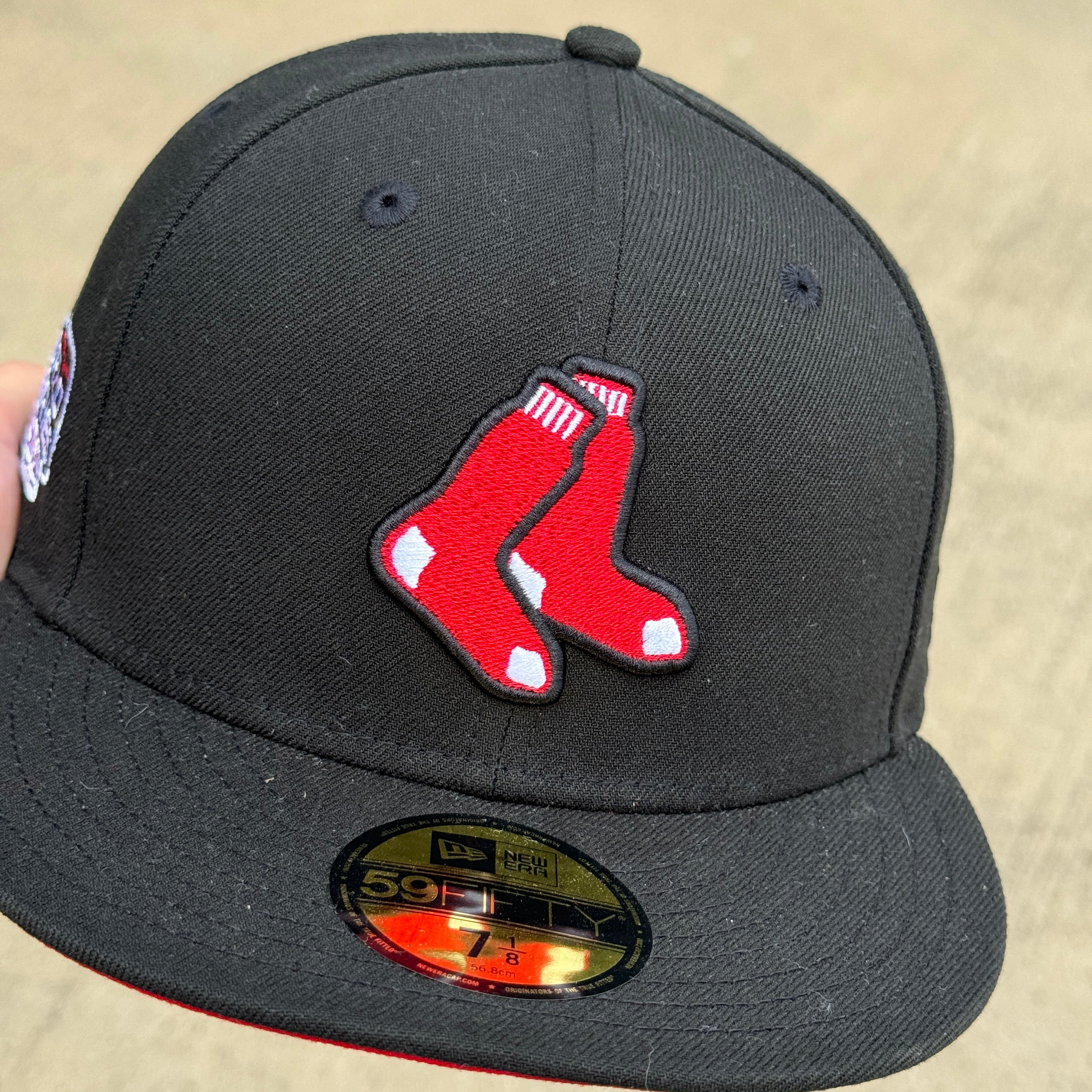 NEW 7 1/8 Black Boston Red Sox World Series 2004 59FIFTY New Era Fitted Hat