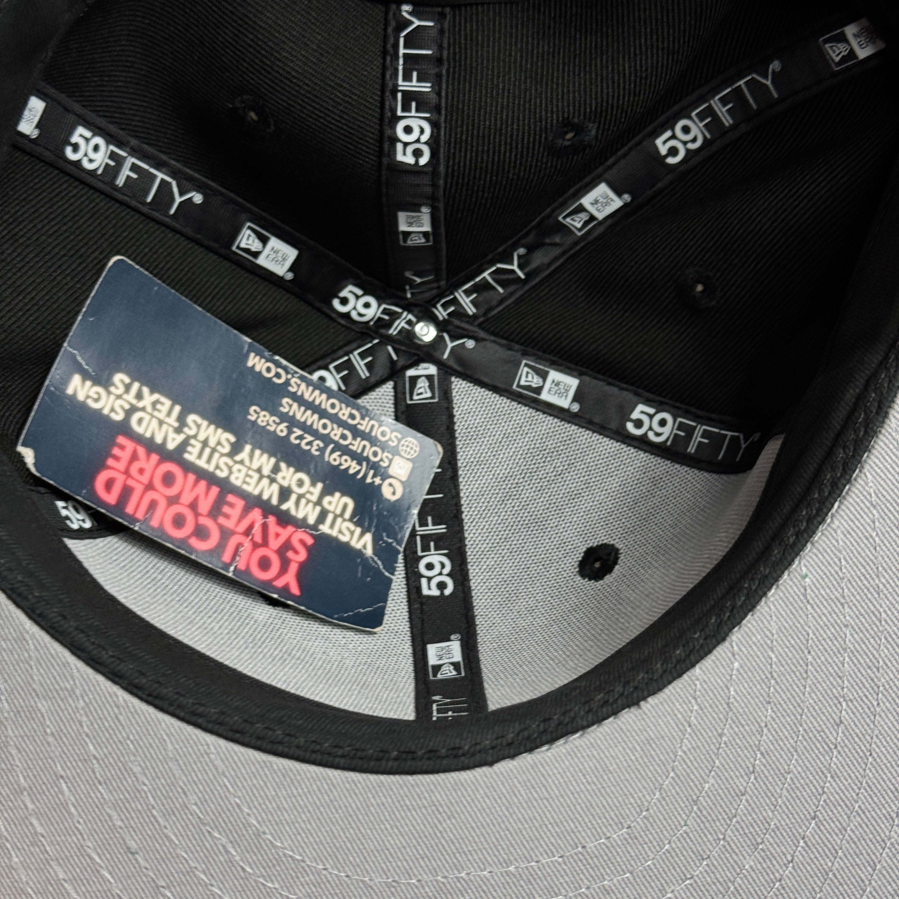 NWT 1/4 Black Dallas Texas Rangers 50th Anniversary 59fifty New Era Fitted Hat Cap