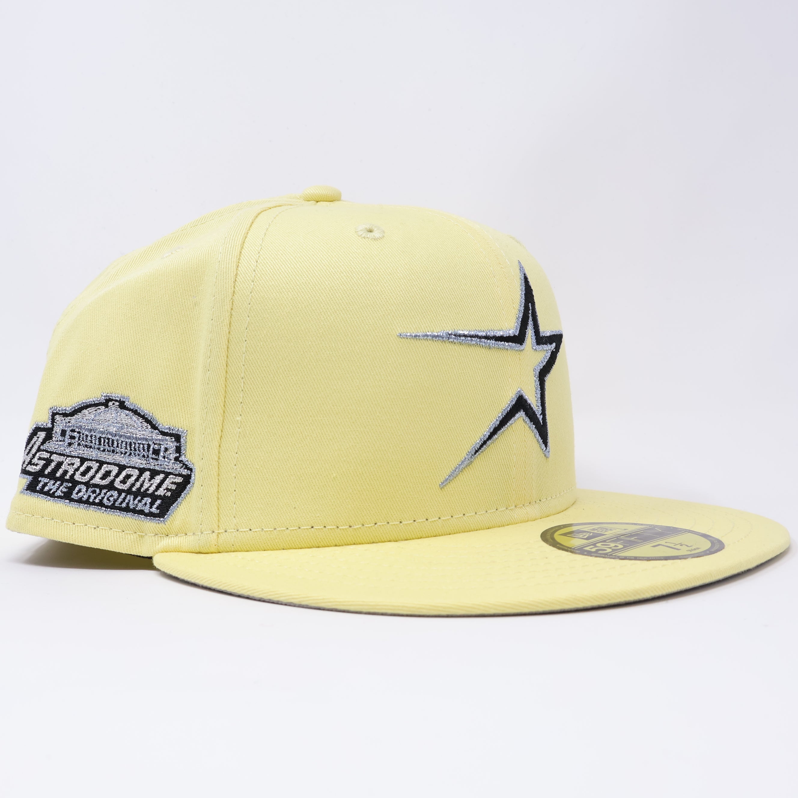 NWT 1/2 Yellow Houston Astros Astrodome The Original 59fifty New Era Fitted Hat Cap