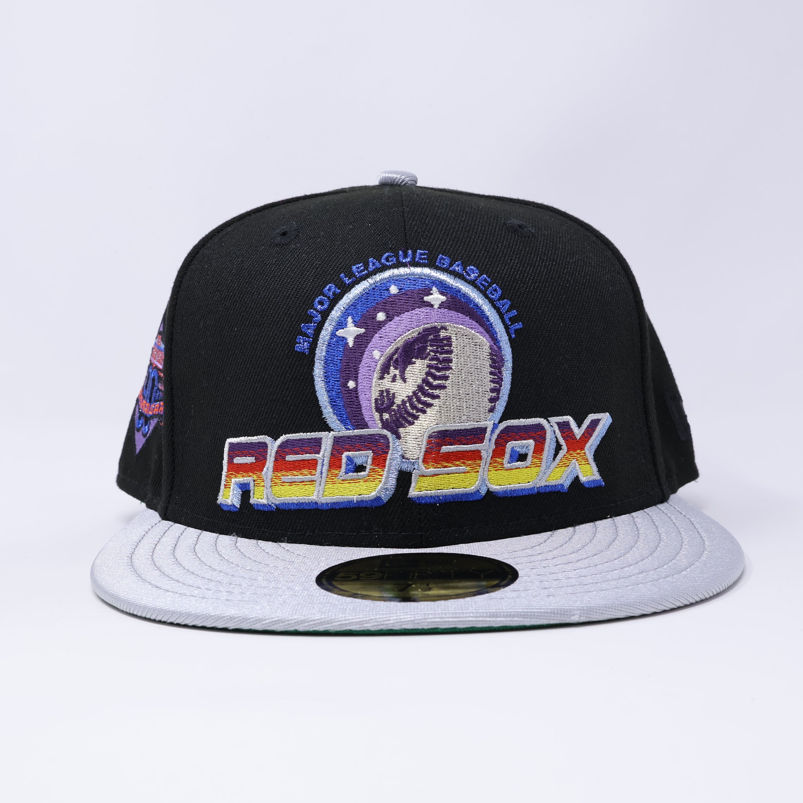NEW 1/2 Black Boston Red Sox 90th Anniversary 59fifty New Era Fitted Hat Cap