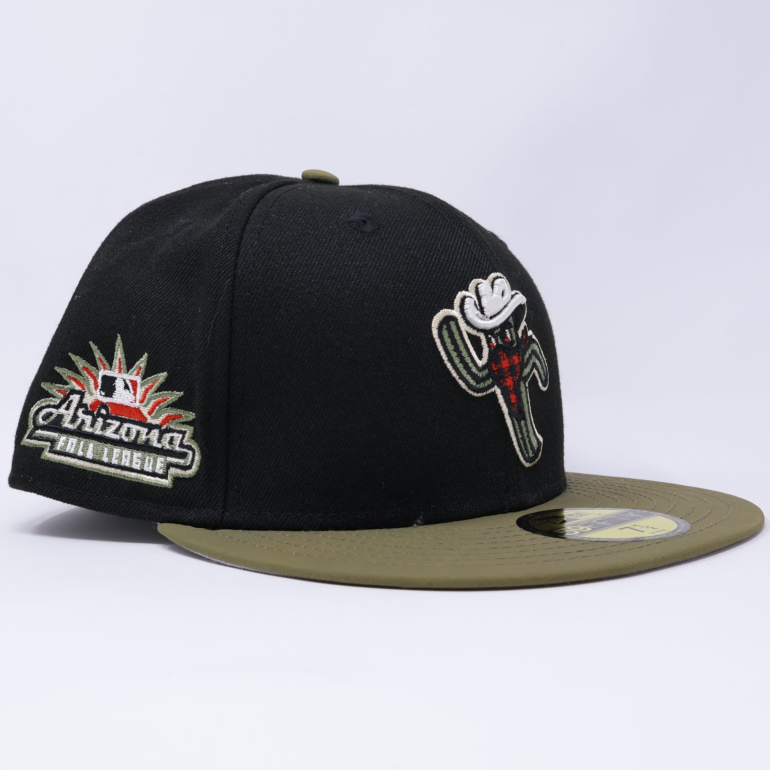 NWT 1/2 Black Surrpise Saguaros Arizona Fall League 59fifty New Era Fitted Hat Cap
