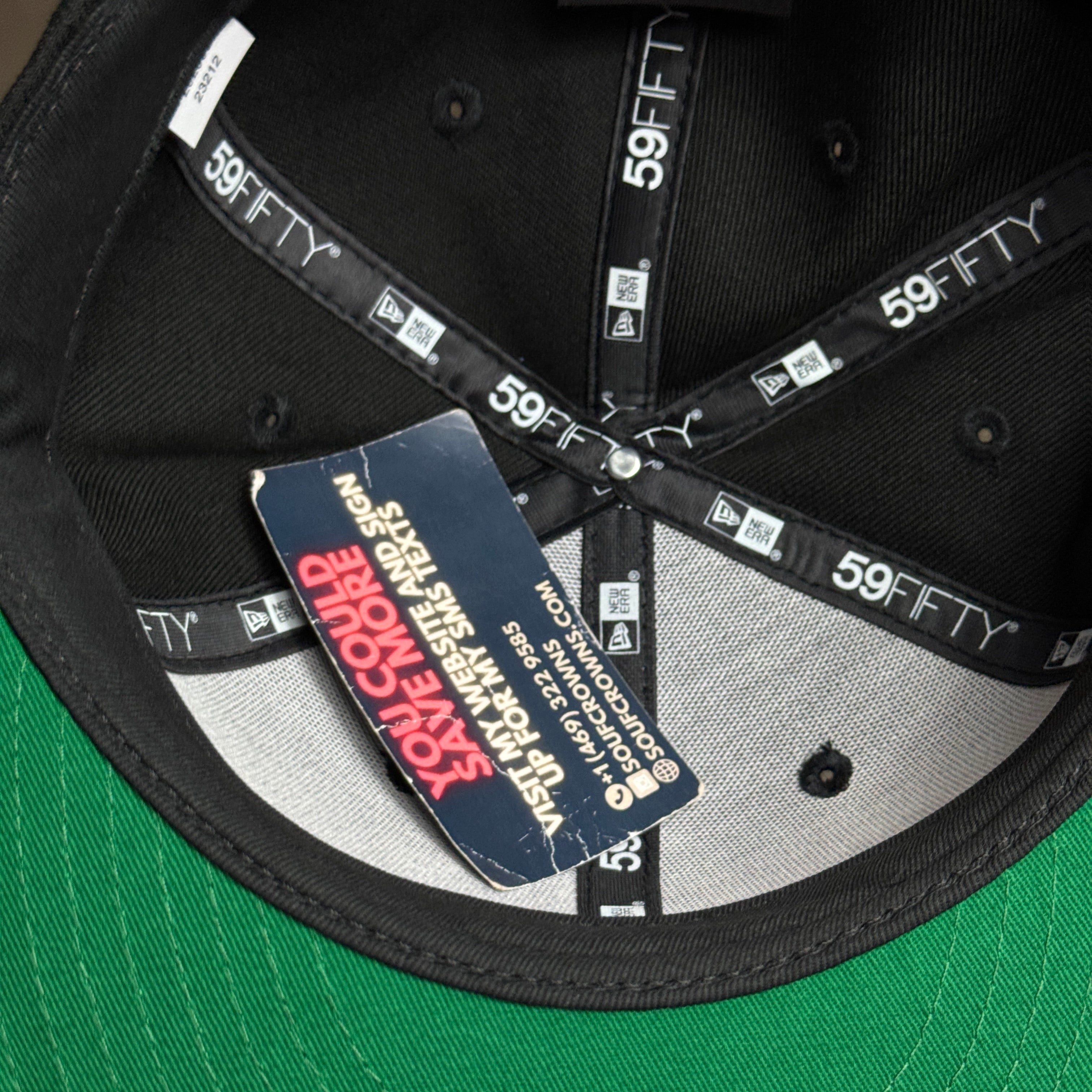 NWT 1/4 Black Dallas Texas Stars AHL NHL 59fifty New Era Fitted Hat Cap