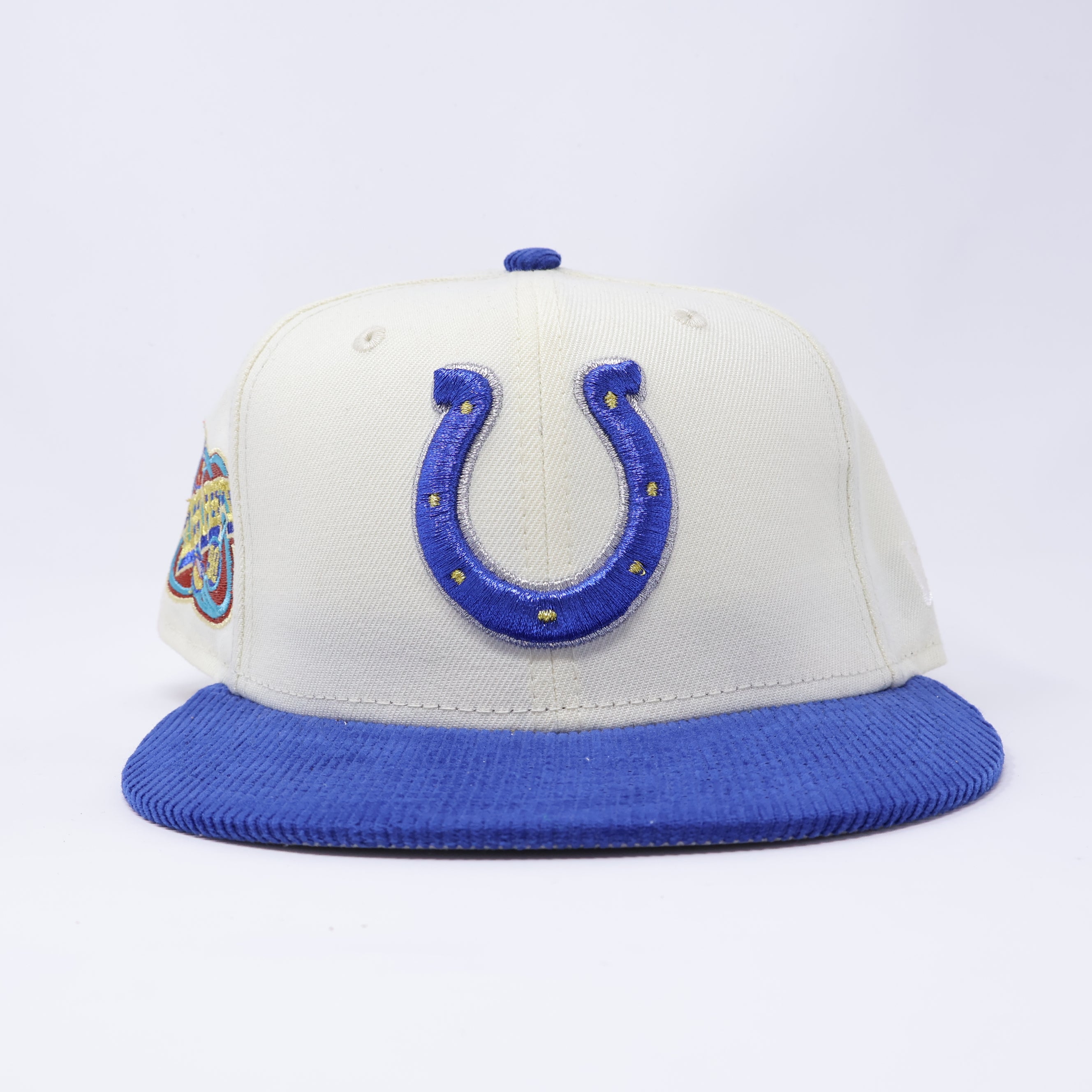 NWT 1/2 Chrome Indianapolis Colts NFL 59fifty New Era Fitted Hat Cap