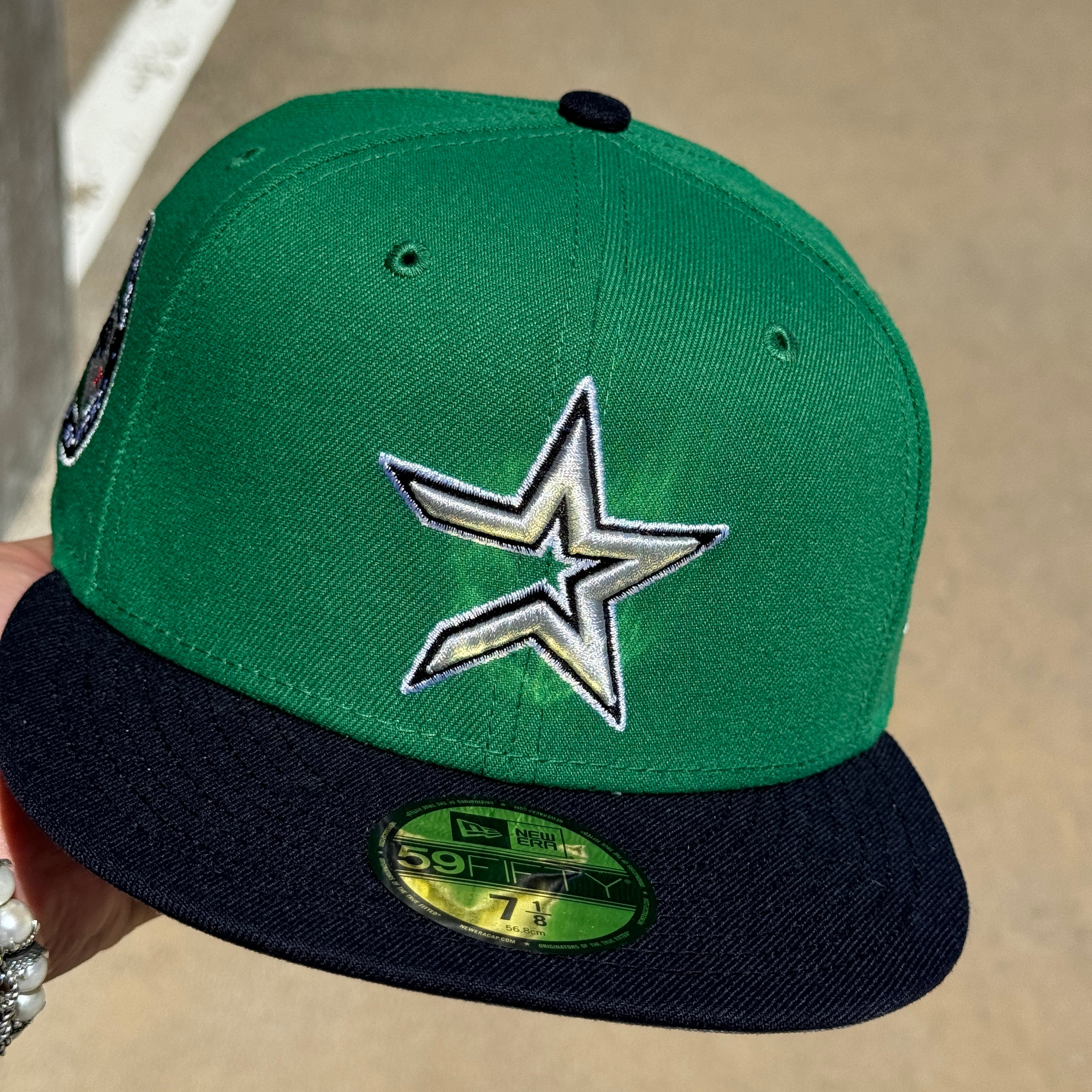 NEW 7 1/8 Green Houston Astros Celebrating 40 Years Colt 59FIFTY New Era Fitted Hat