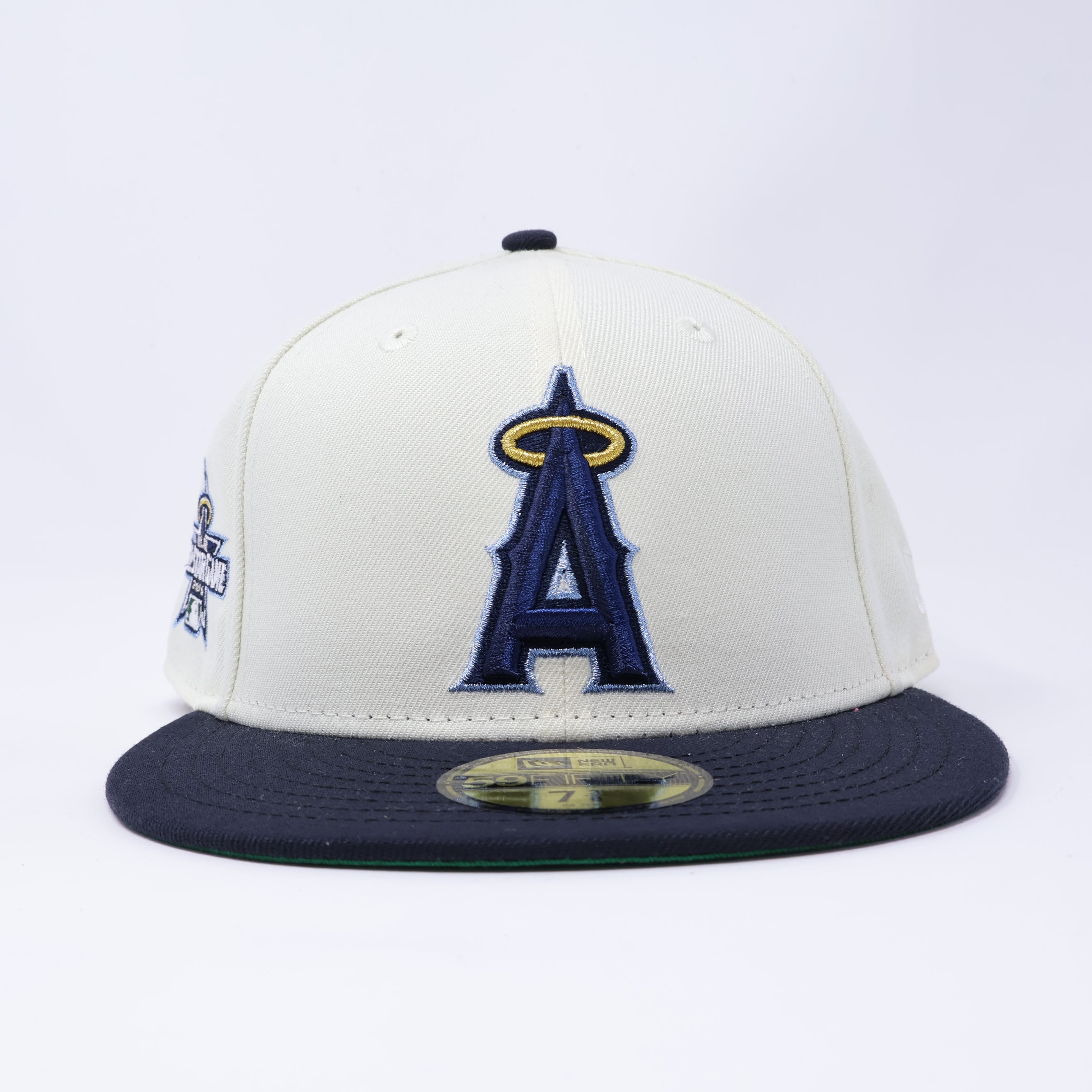 NWT 3/8 Chrome Los Angeles Angels 2010 All Star Game 59fifty New Era Fitted Hat Cap