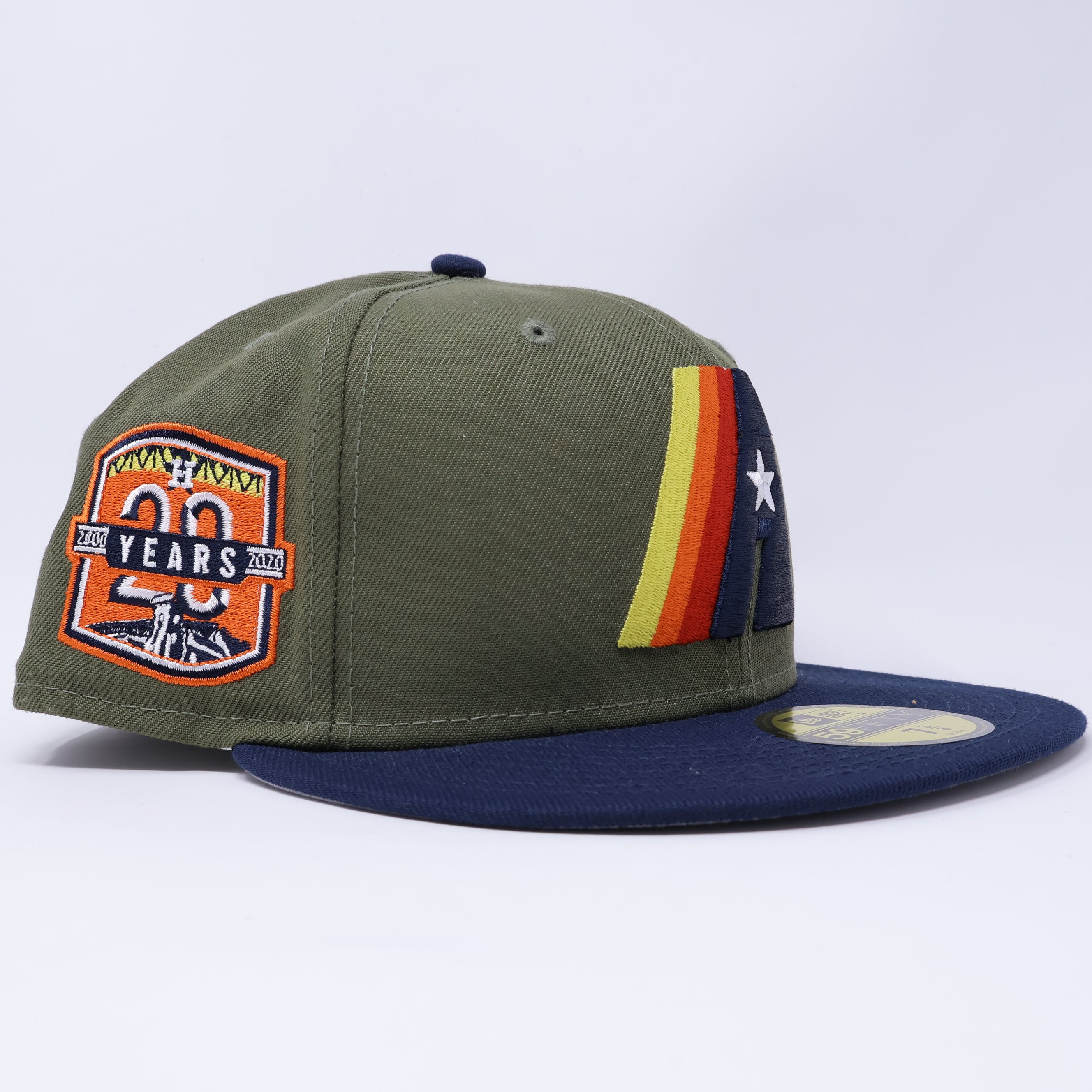 NWT 3/8 Green Houston Astros 20 Years 59fifty New Era Fitted Cap Hat