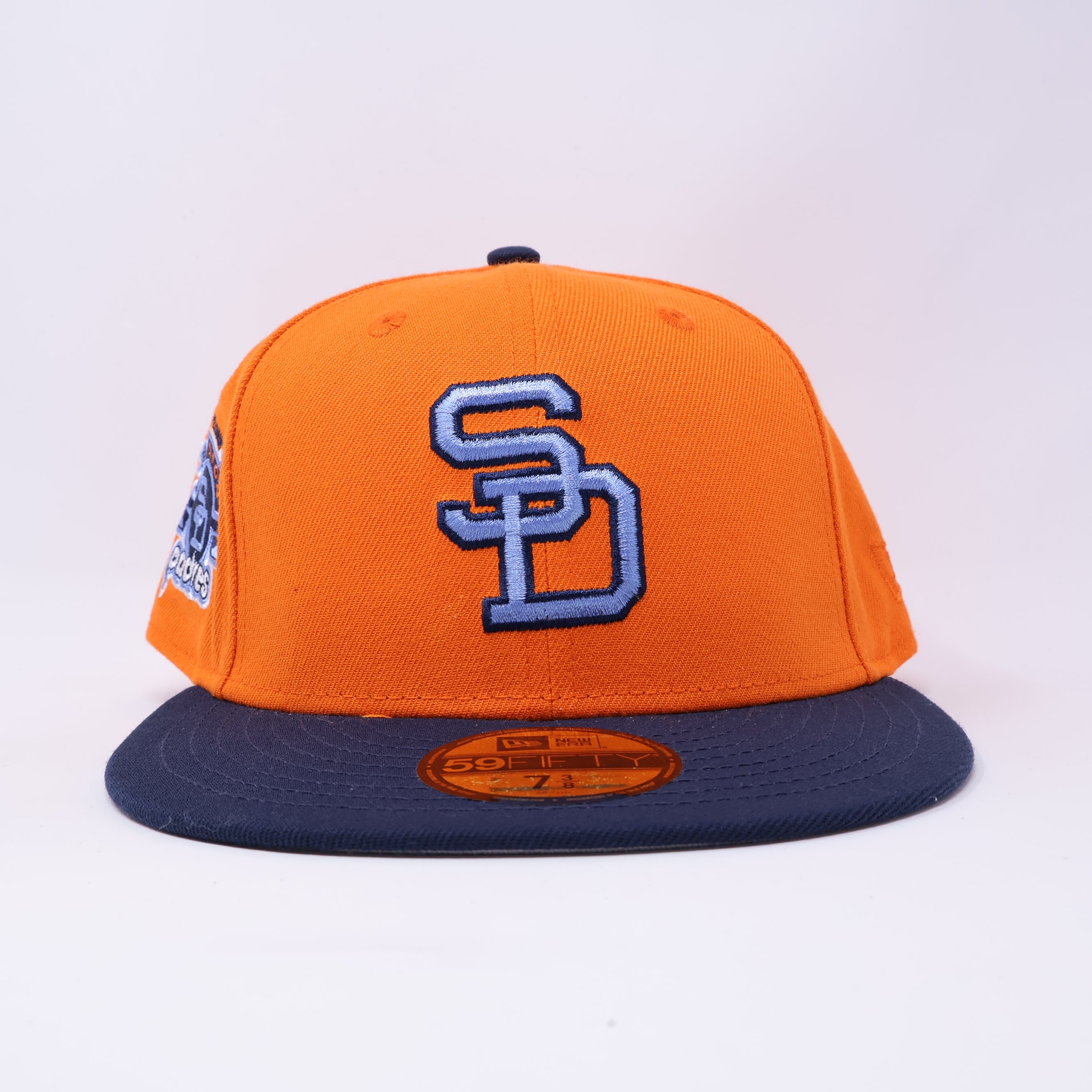 NWT 3/8 Orange San Diego Padres Stadium 59fifty New Era Fitted Hat Cap
