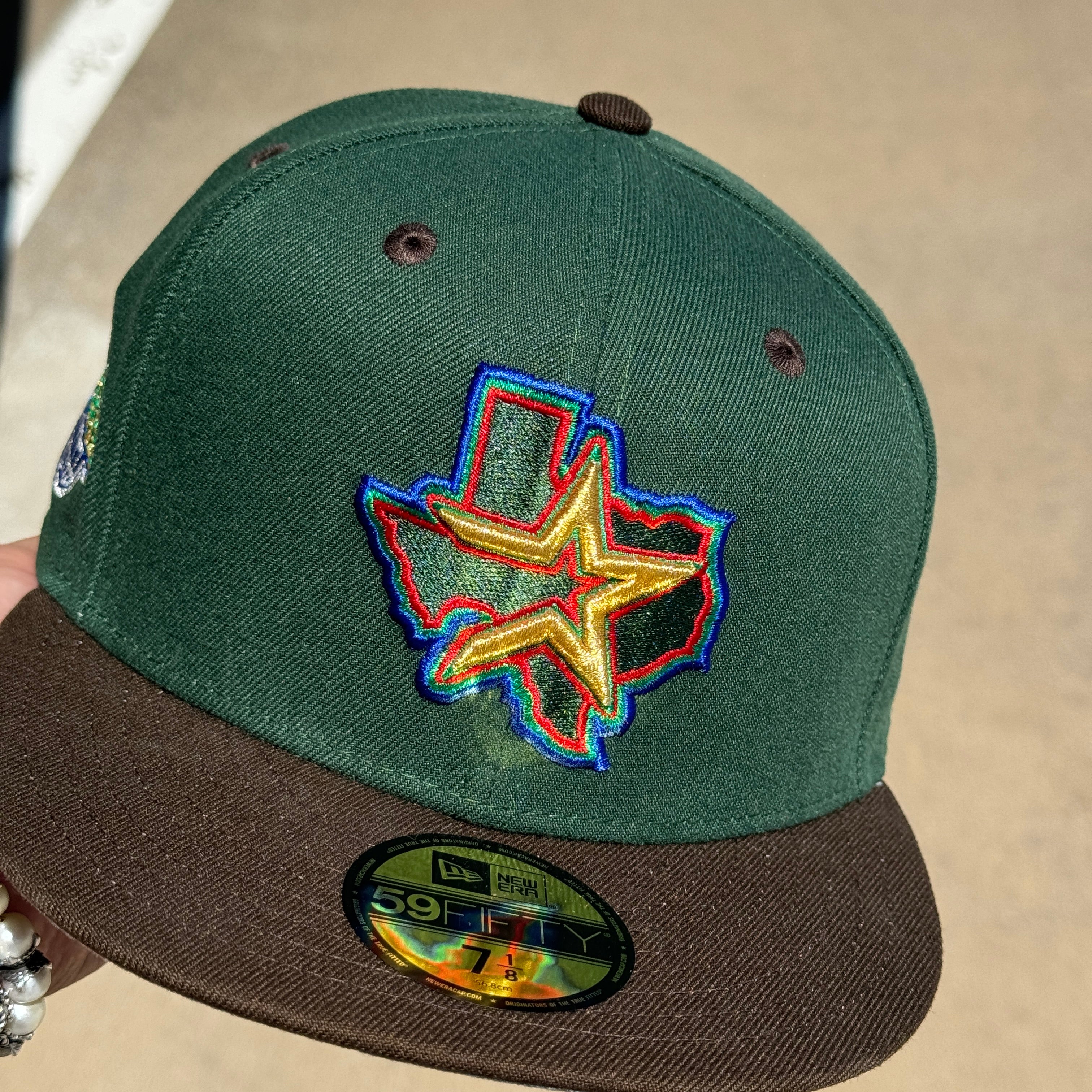 NEW 7 1/8 Green Houston Astros 2005 World Series 59FIFTY New Era Fitted Hat