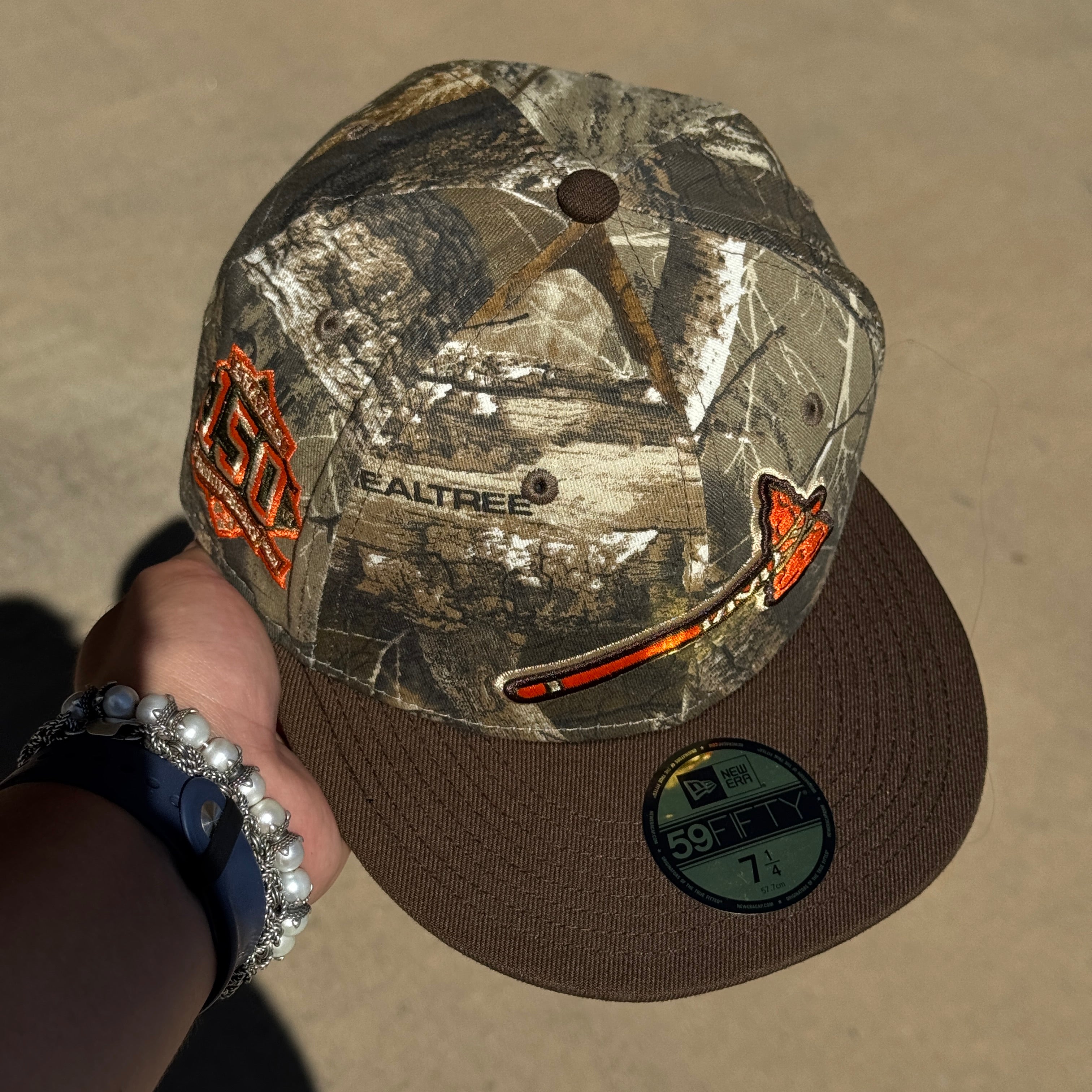 NWT 1/4 Camo Realtree Atlanta Braves 150th Anniversary
