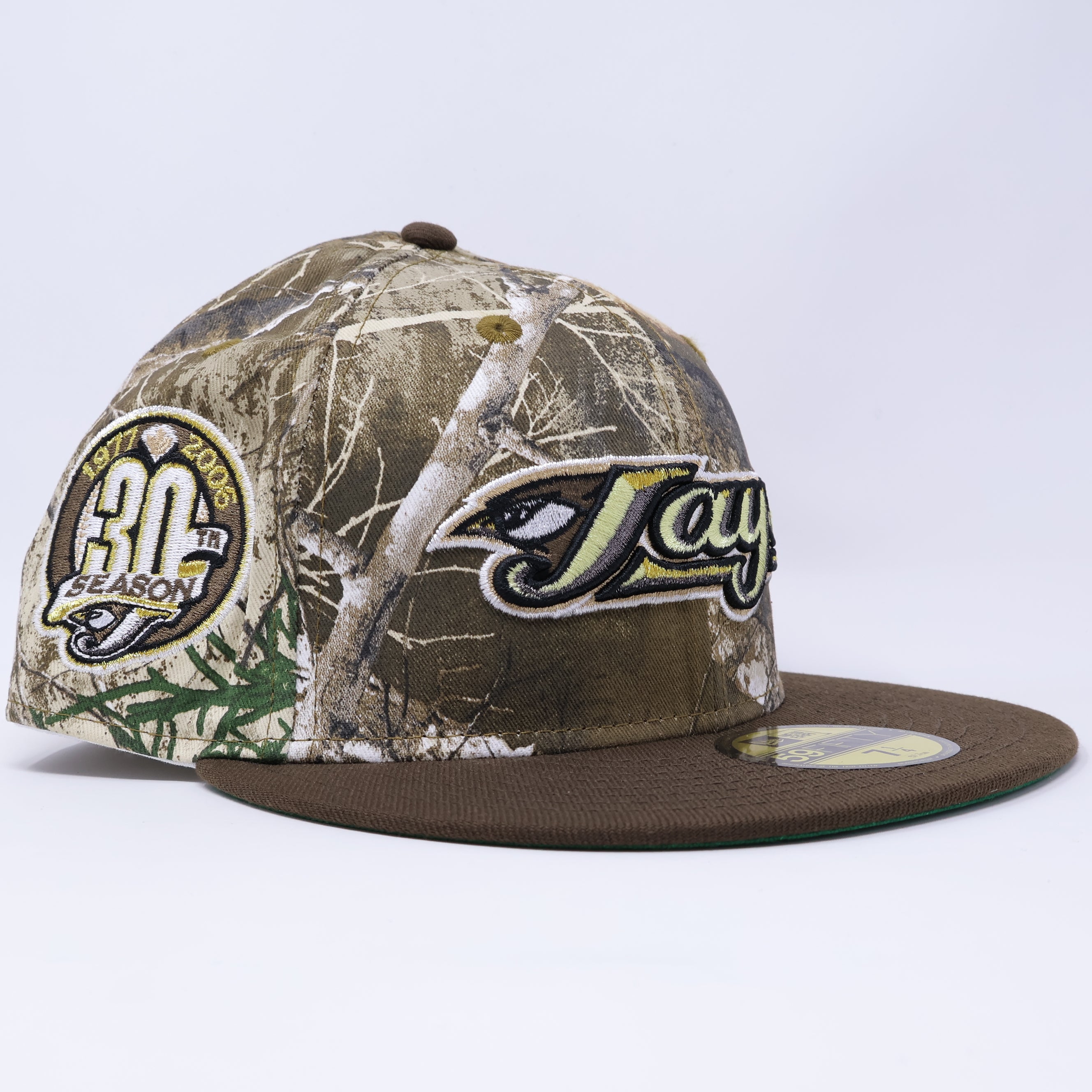 NWT 1/4 Realtree Toronto Blue Jays 30th Season 59fifty New Era Fitted Hat Cap