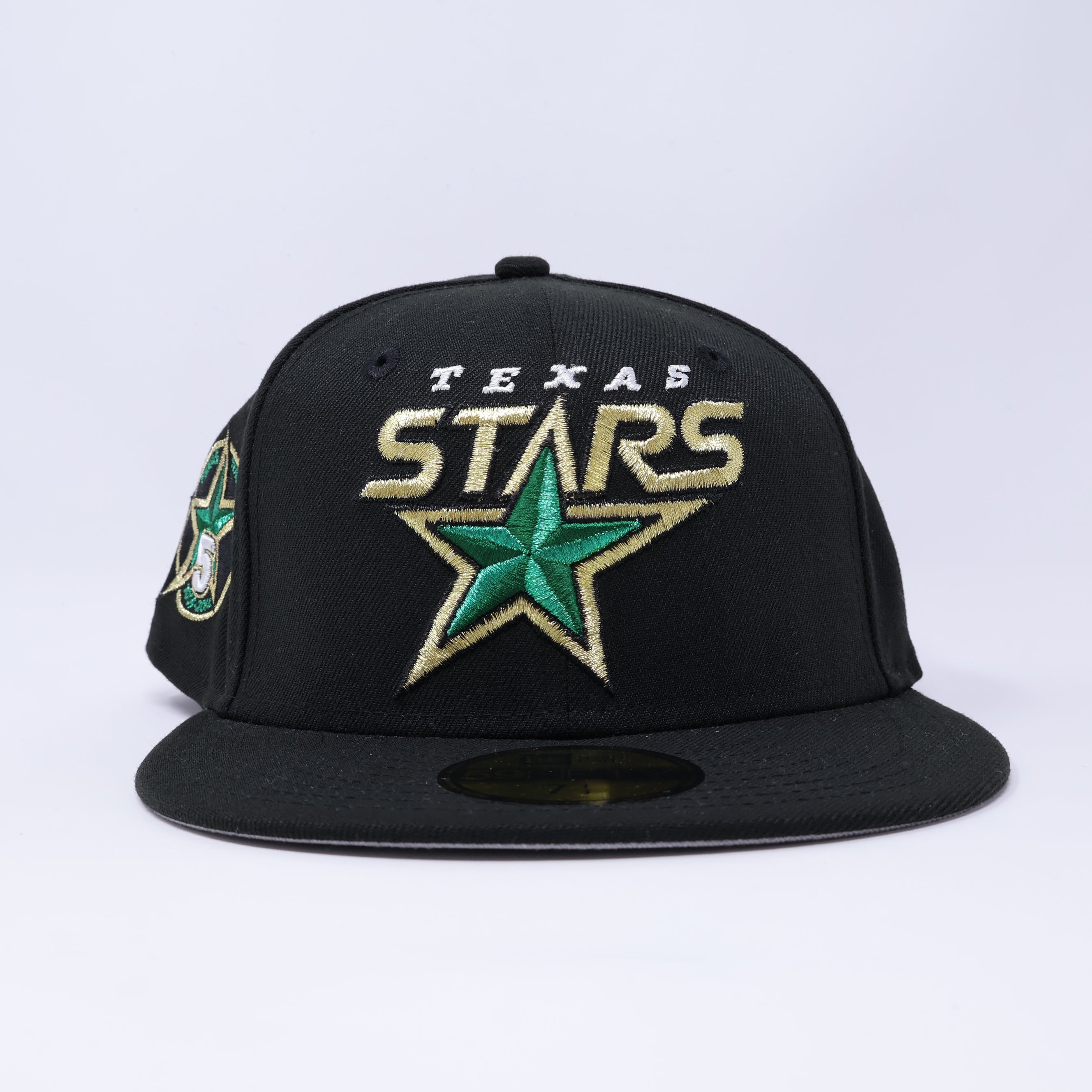 NWT 1/4 Black Dallas Texas Stars AHL NHL 59fifty New Era Fitted Hat Cap