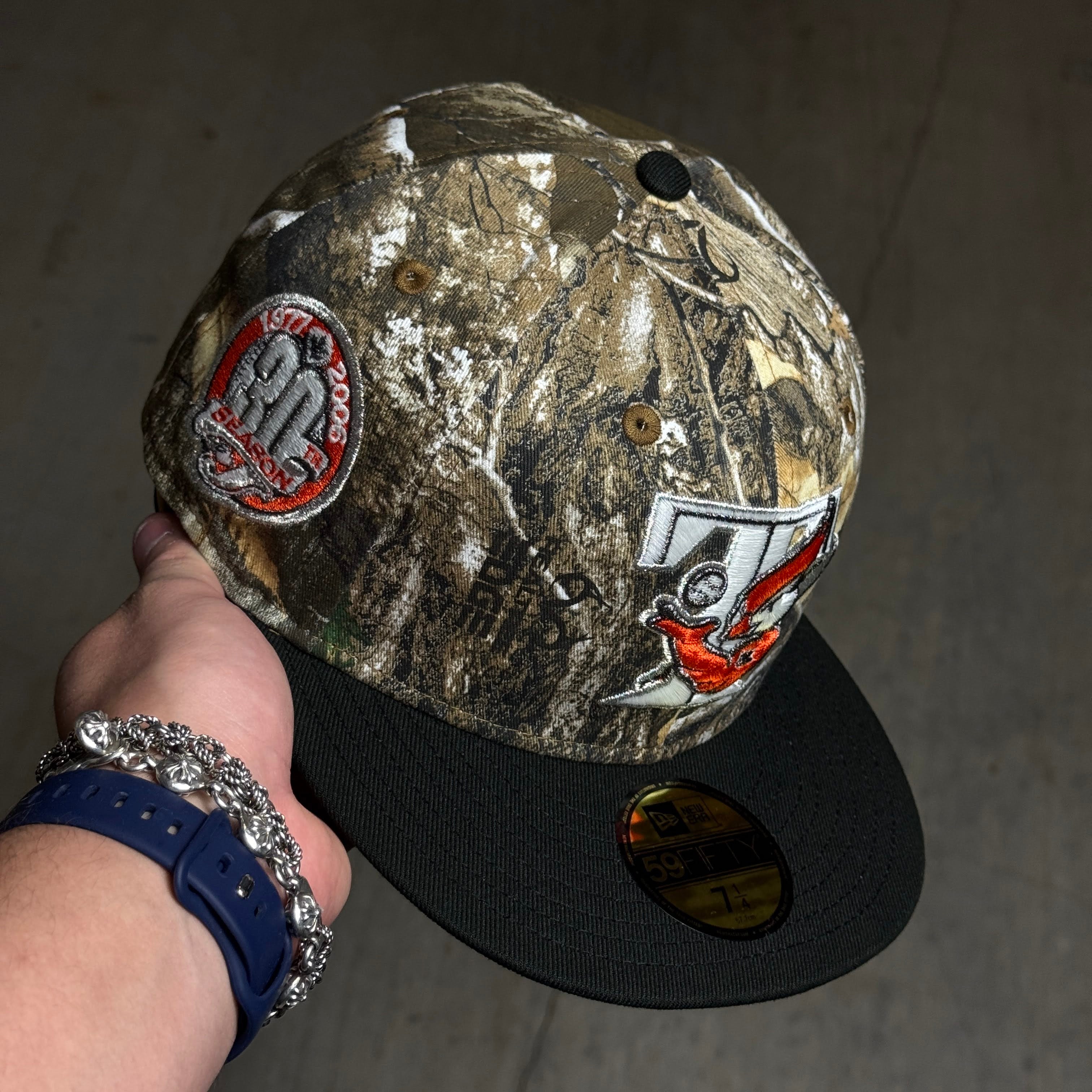 NWT 1/4 Realtree Toronto Blue Jays 30th Season 59fifty New Era Fitted Hat Cap