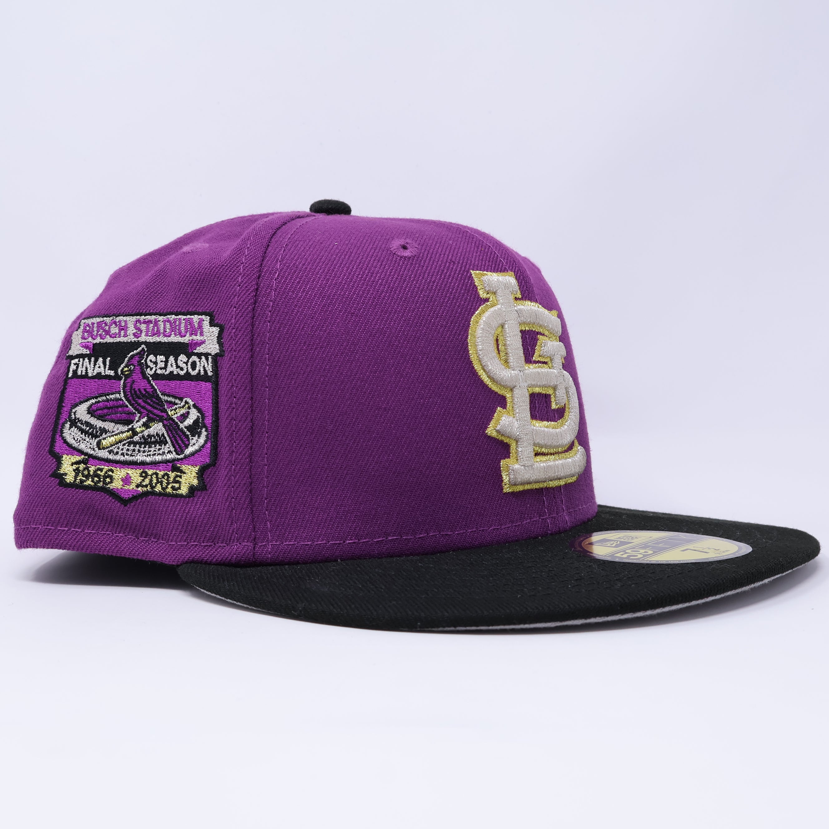 NWT 1/2 Purple St. Louis Cardinals Final Season 59fifty New Era Fitted Hat Cap