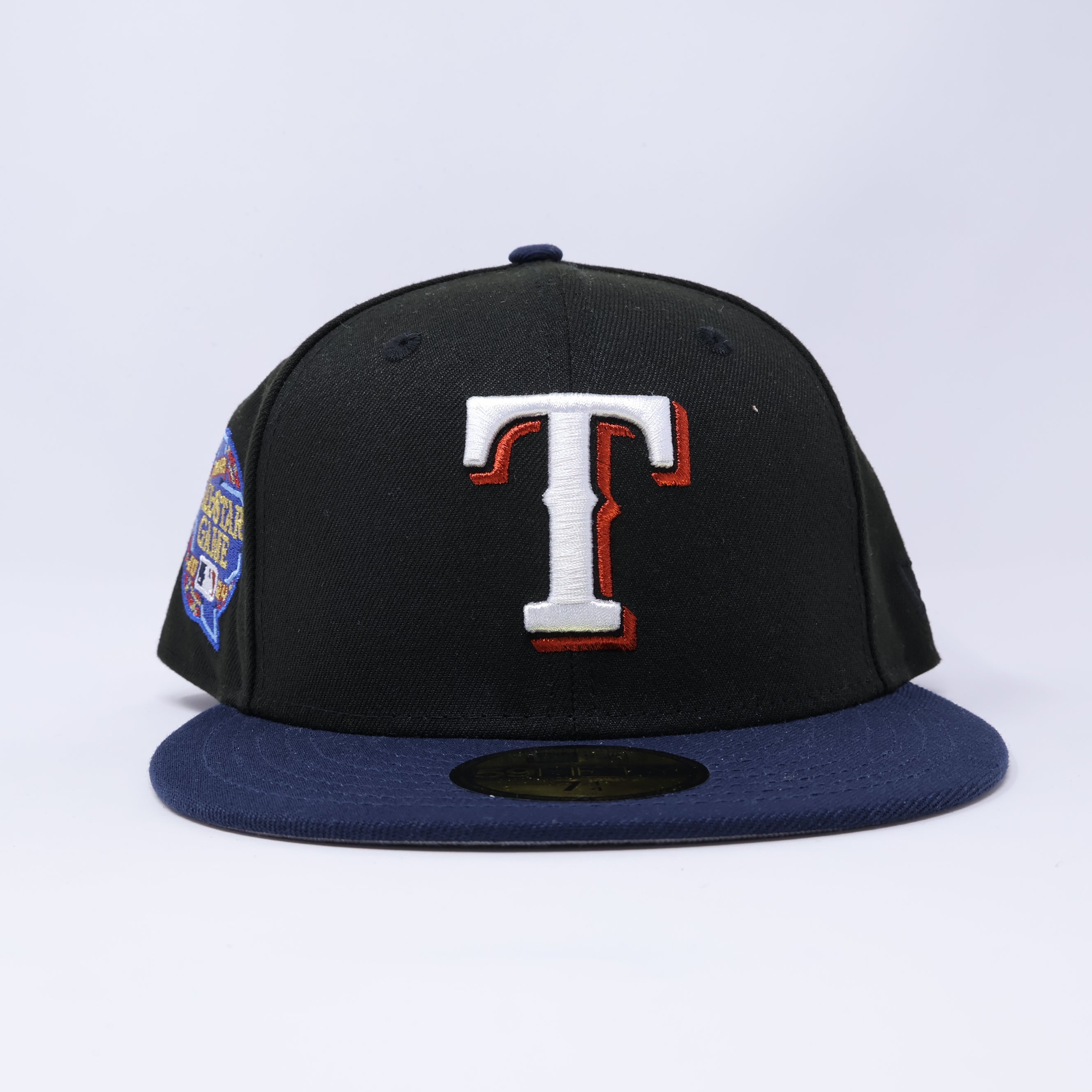 NWT 1/4 Black Dallas Texas Rangers All Star Game 2024 59fifty New Era Fitted Hat Cap