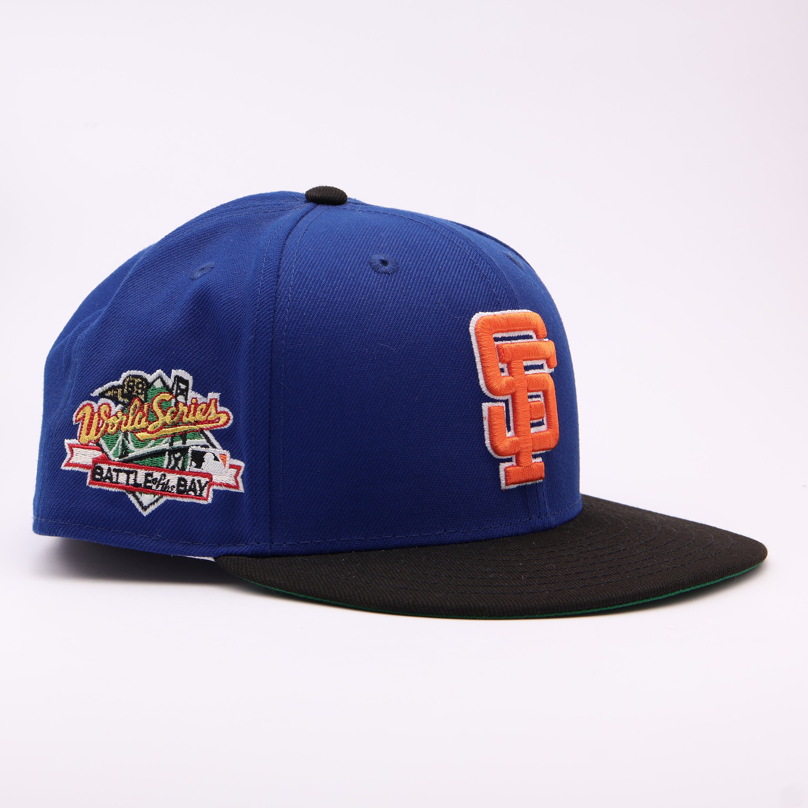 USED 8 Blue San Francisco Giants 1989 World Series 59fifty New Era Fitted Hat Cap