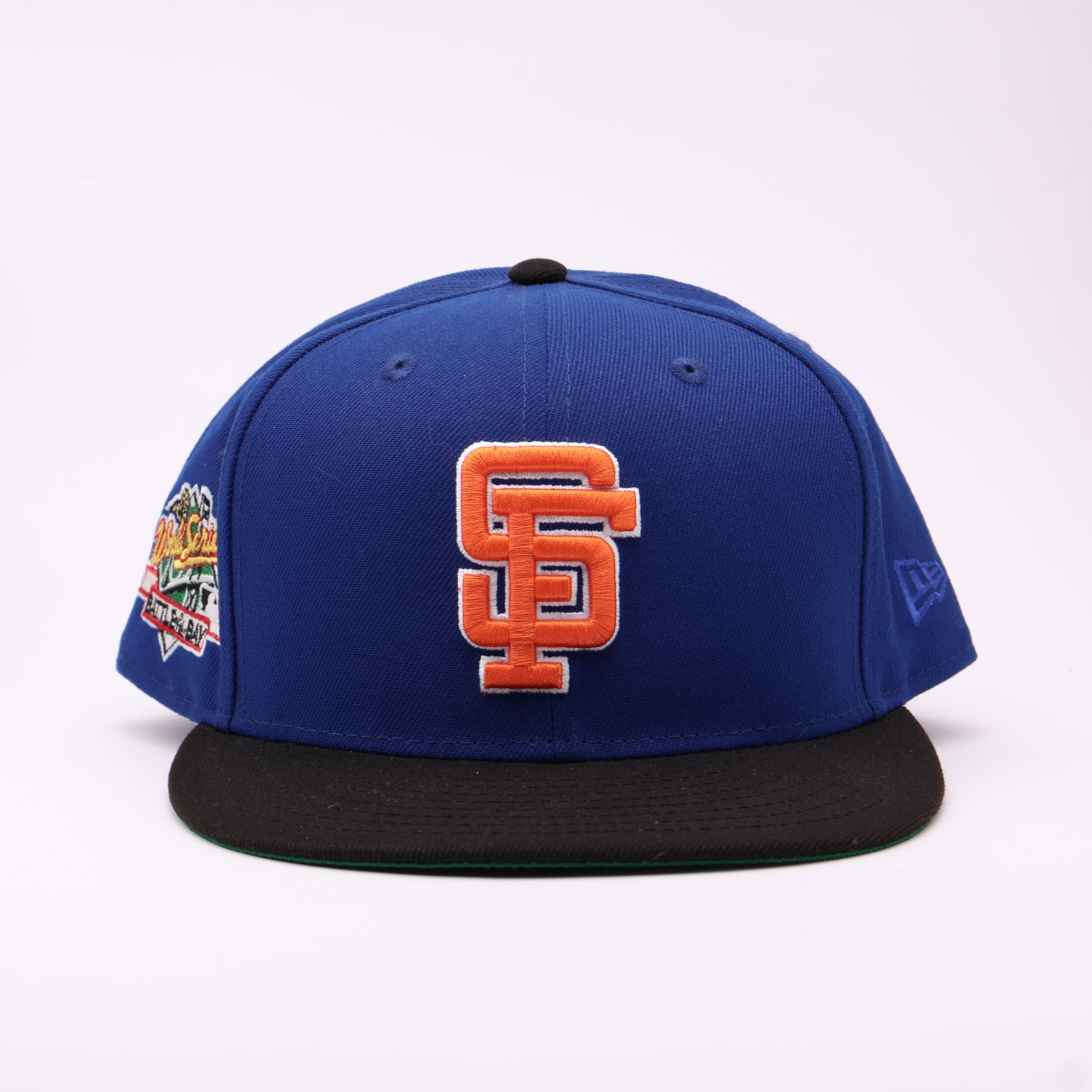 USED 8 Blue San Francisco Giants 1989 World Series 59fifty New Era Fitted Hat Cap