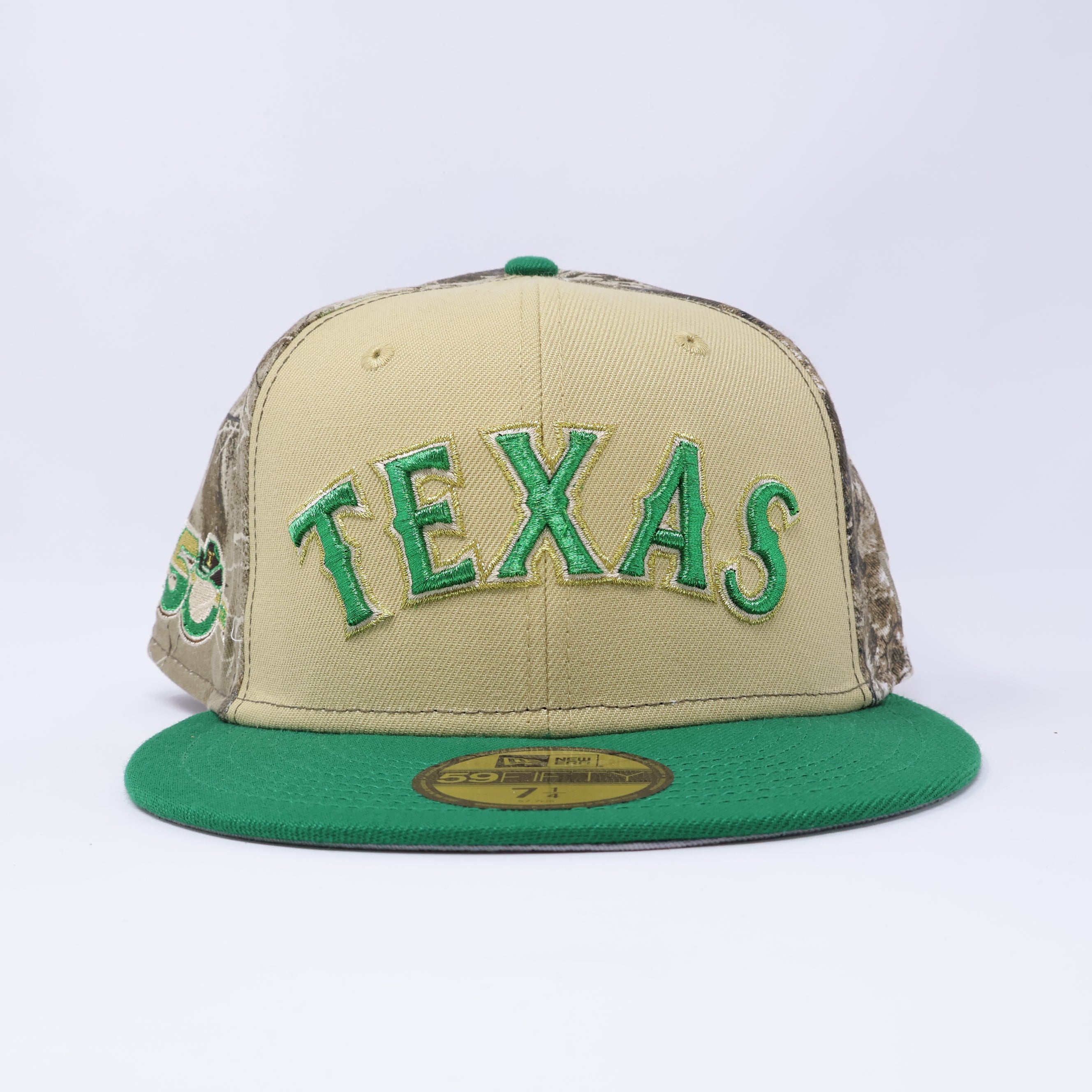 NWT 1/4 Multicolor Dallas Texas Rangers 50th Anniversary 59fifty New Era Fitted Hat Cap