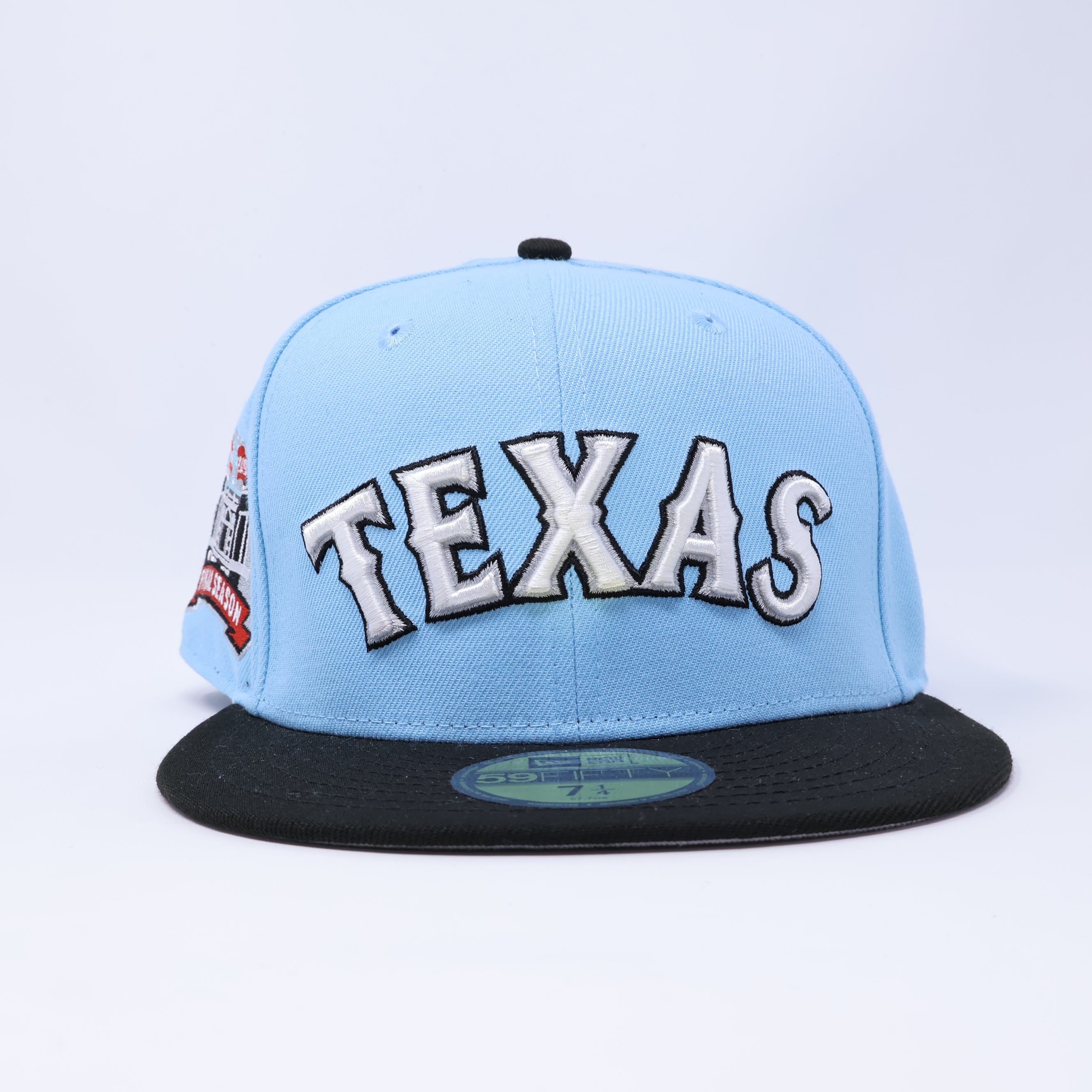 NWT 1/4 Blue Dallas Texas Rangers Final Season 59fifty New Era Fitted Hat Cap