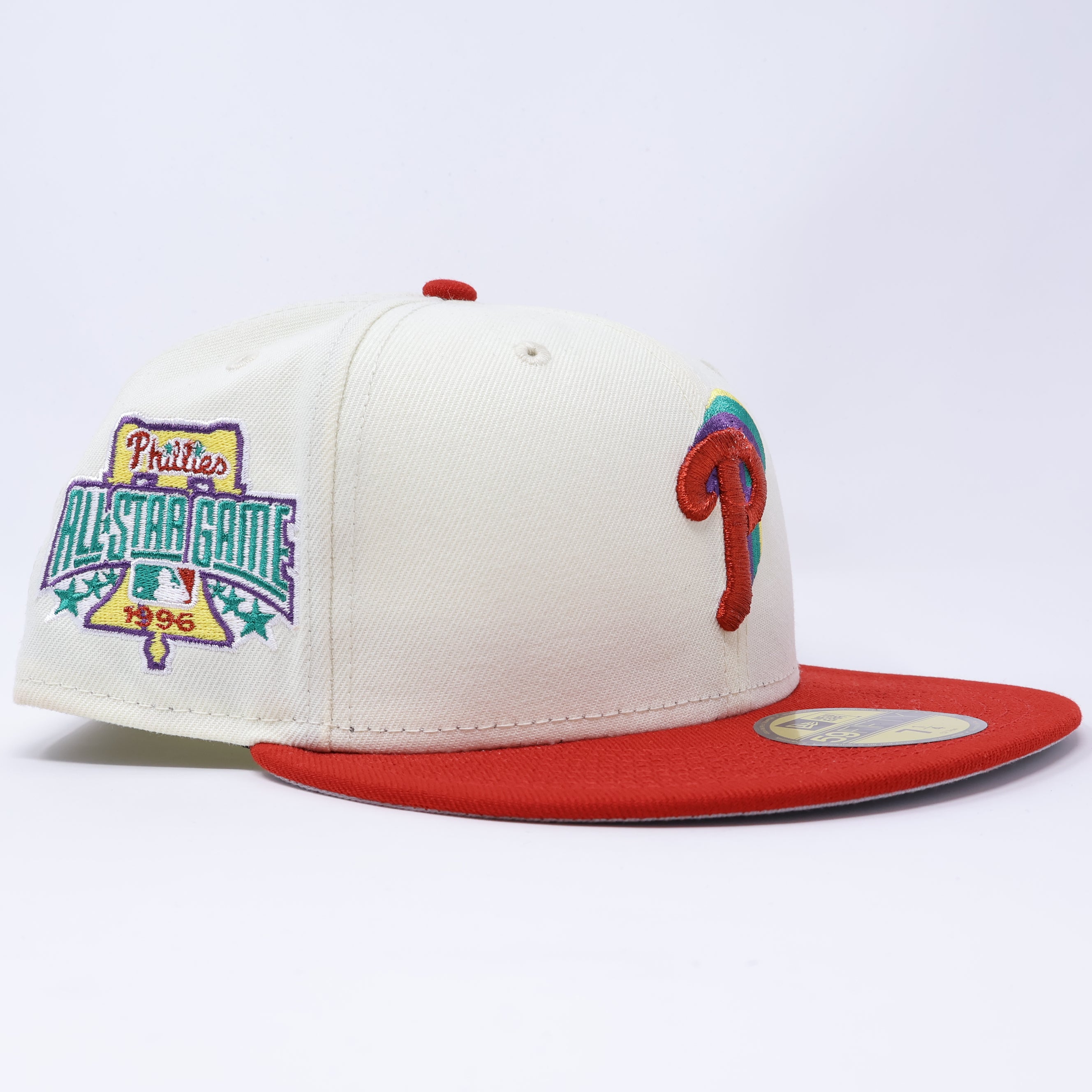 NWT 1/4 Chrome Philadelphia 1996 All Star Game 59fifty New Era Fitted Hat Cap