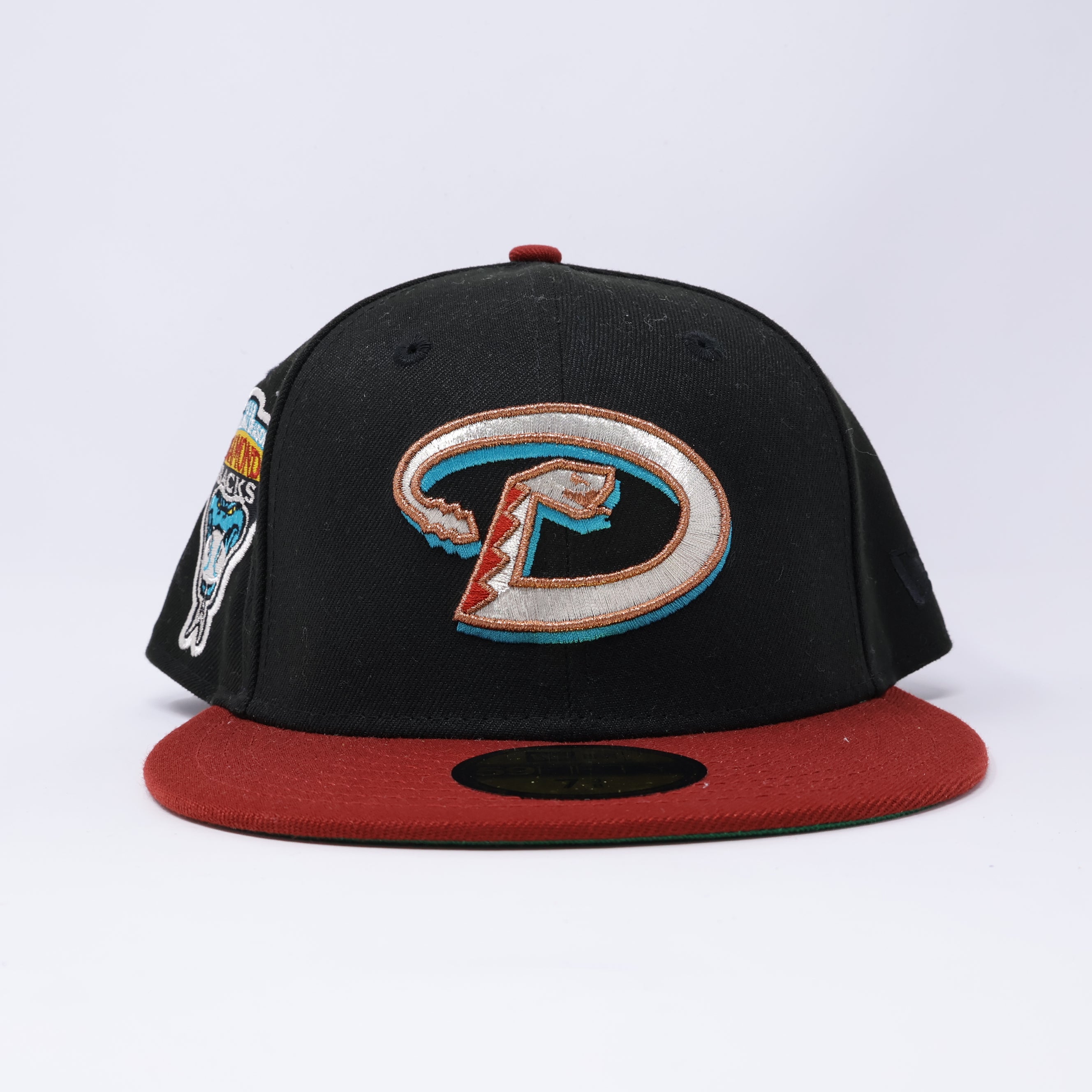 NWT 3/8 Black Arizona Diamondbacks 1998 Inaugural 59fifty New Era Fitted Hat Cap