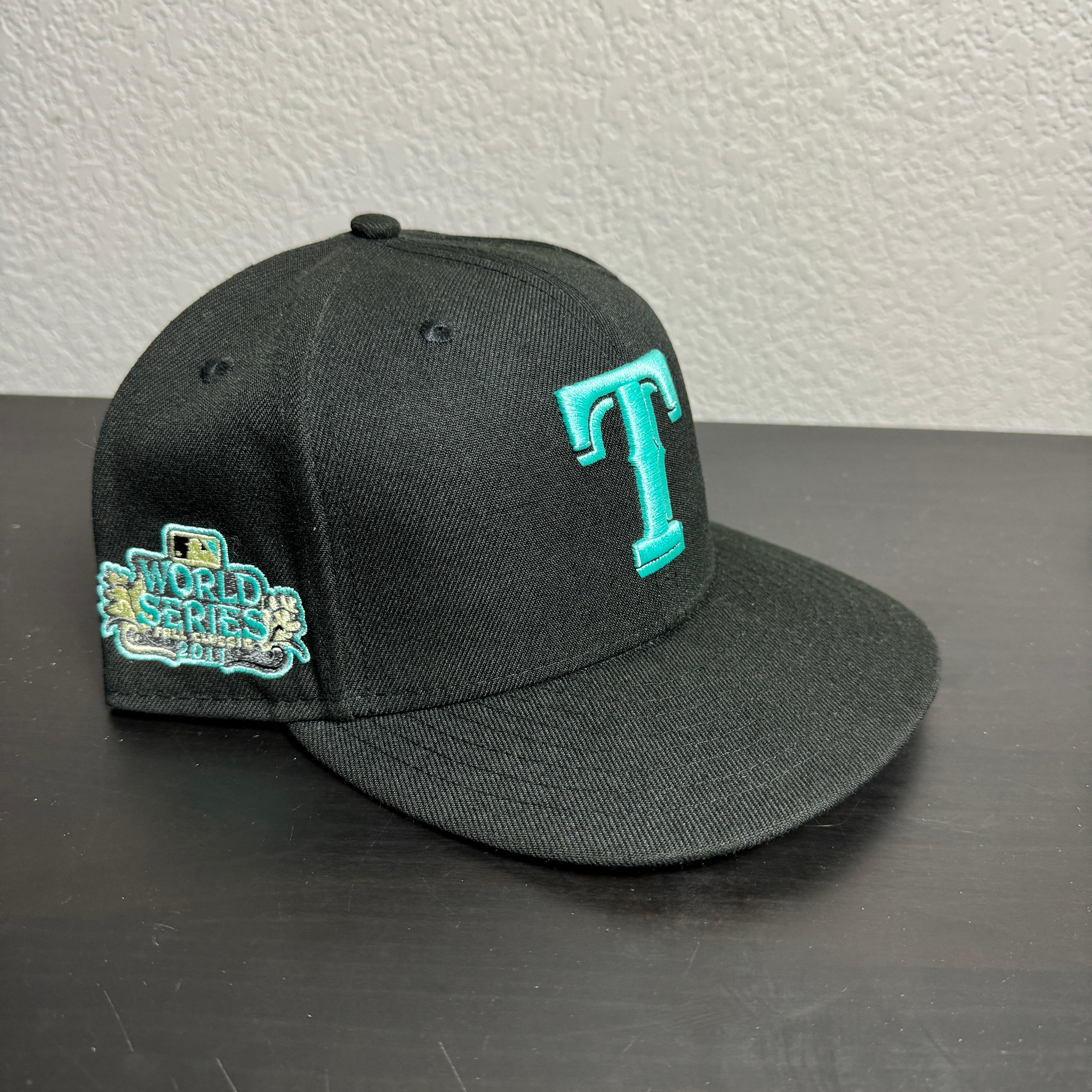 AT&T 5/8 Texas Rangers Black Tiffany Blue T