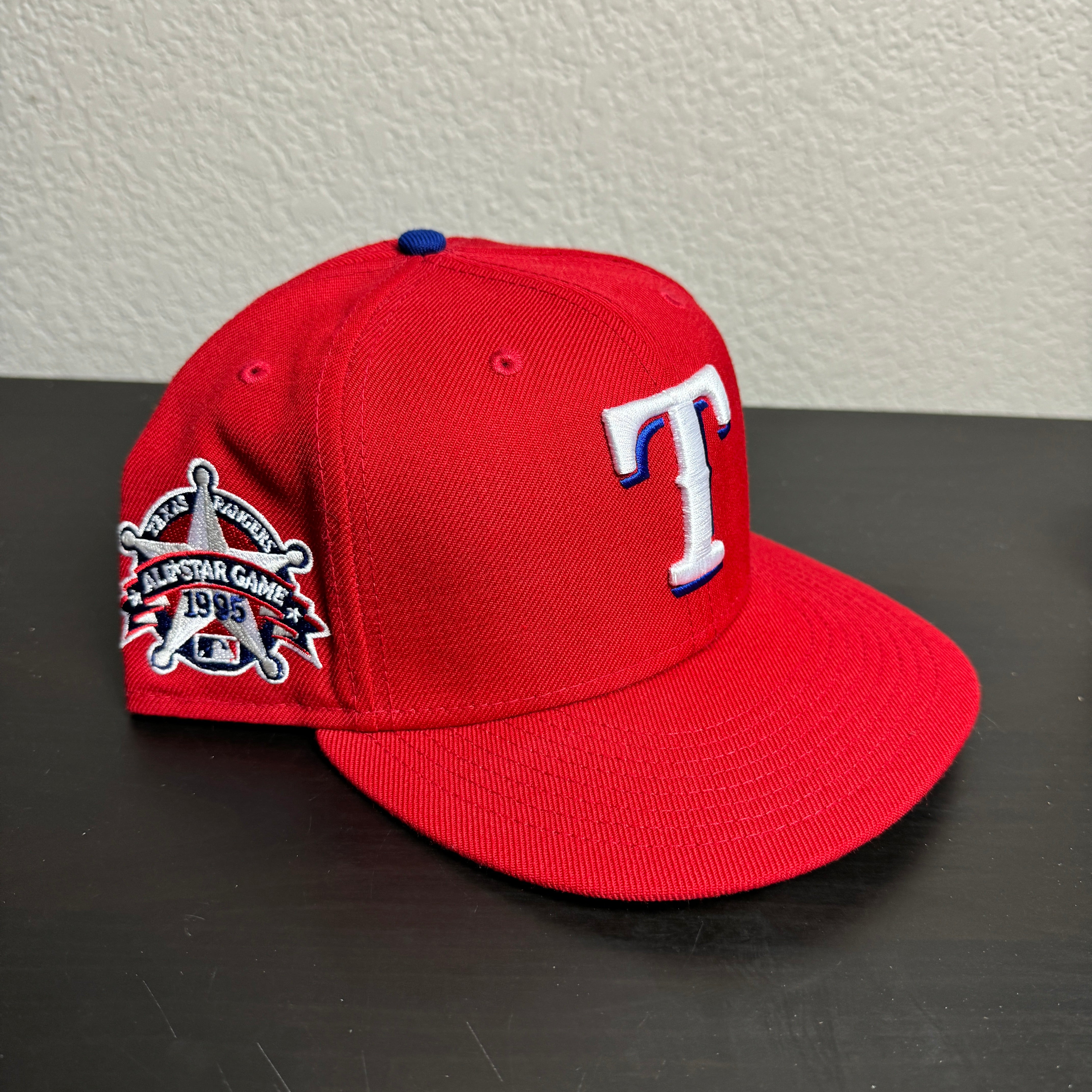 AT&T 5/8 Texas Rangers Red All Star Game T Logo